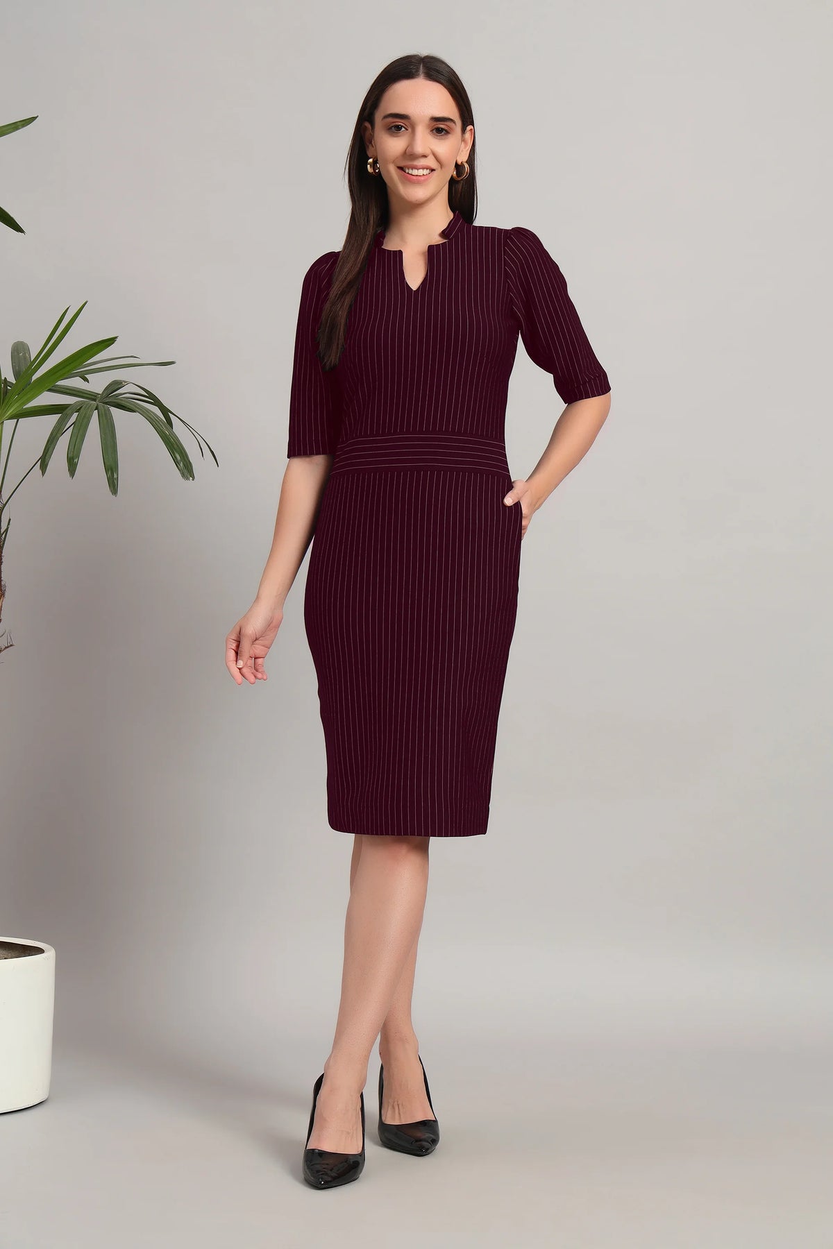 Boss Moves Only, Wine Dress
