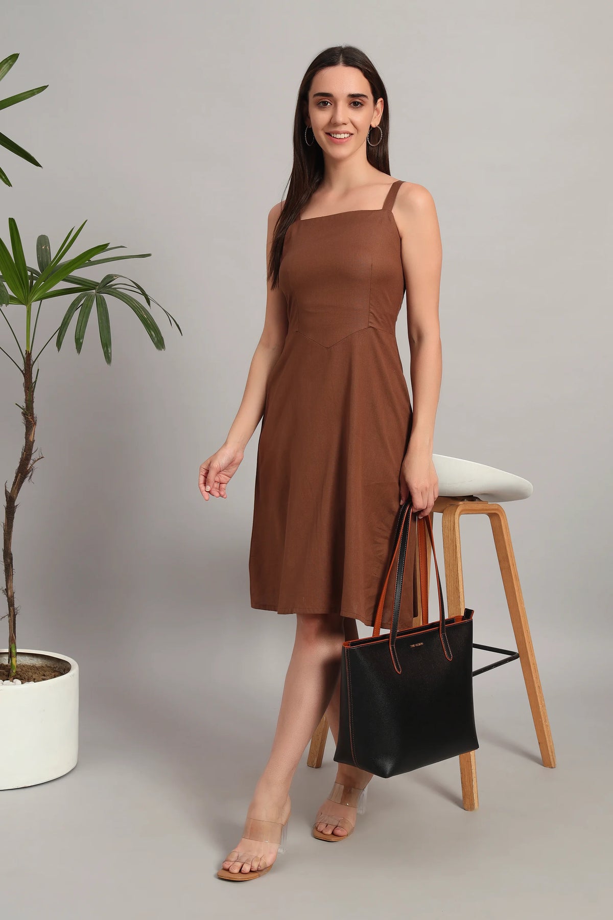 Mocha Muse Midi Dress
