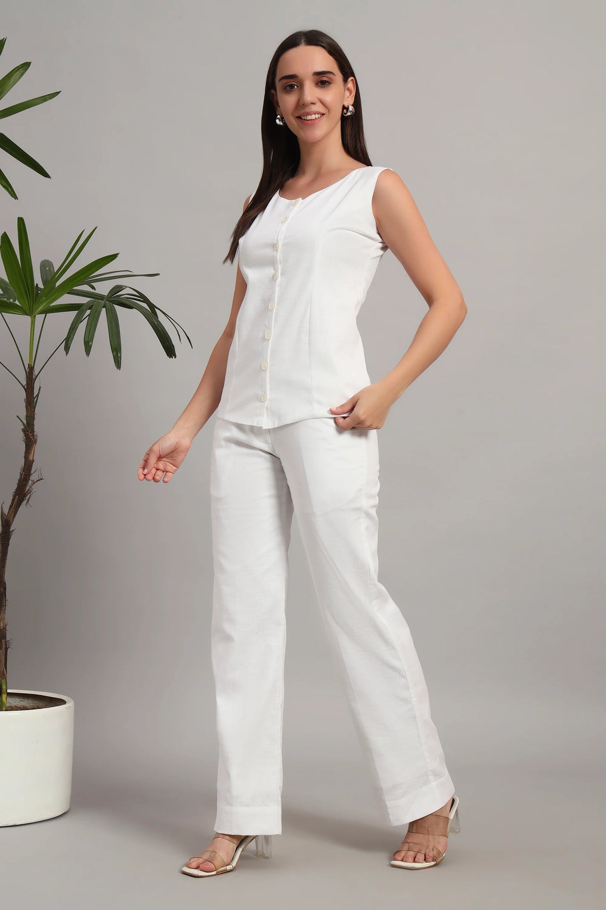 The Summer Ease Set, White