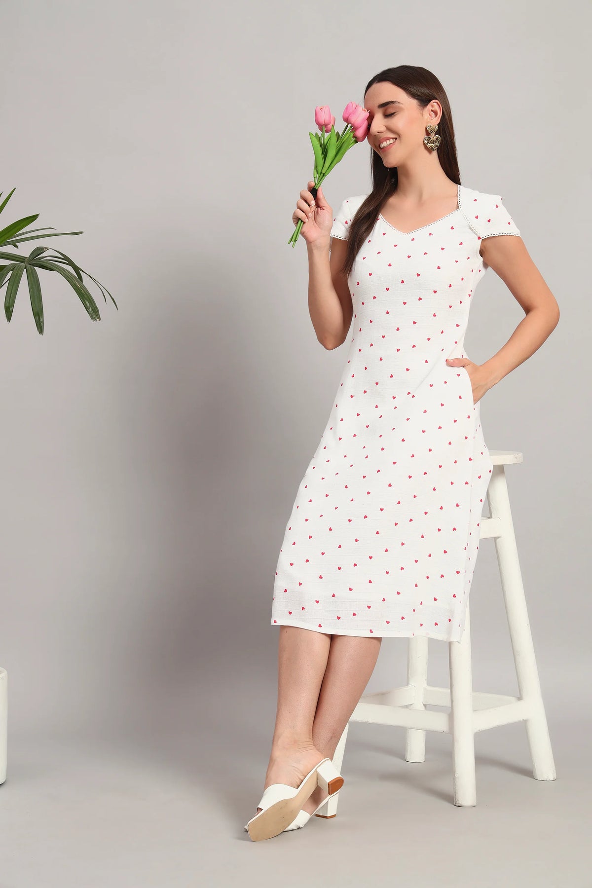 Laced with Love, Midi Dress