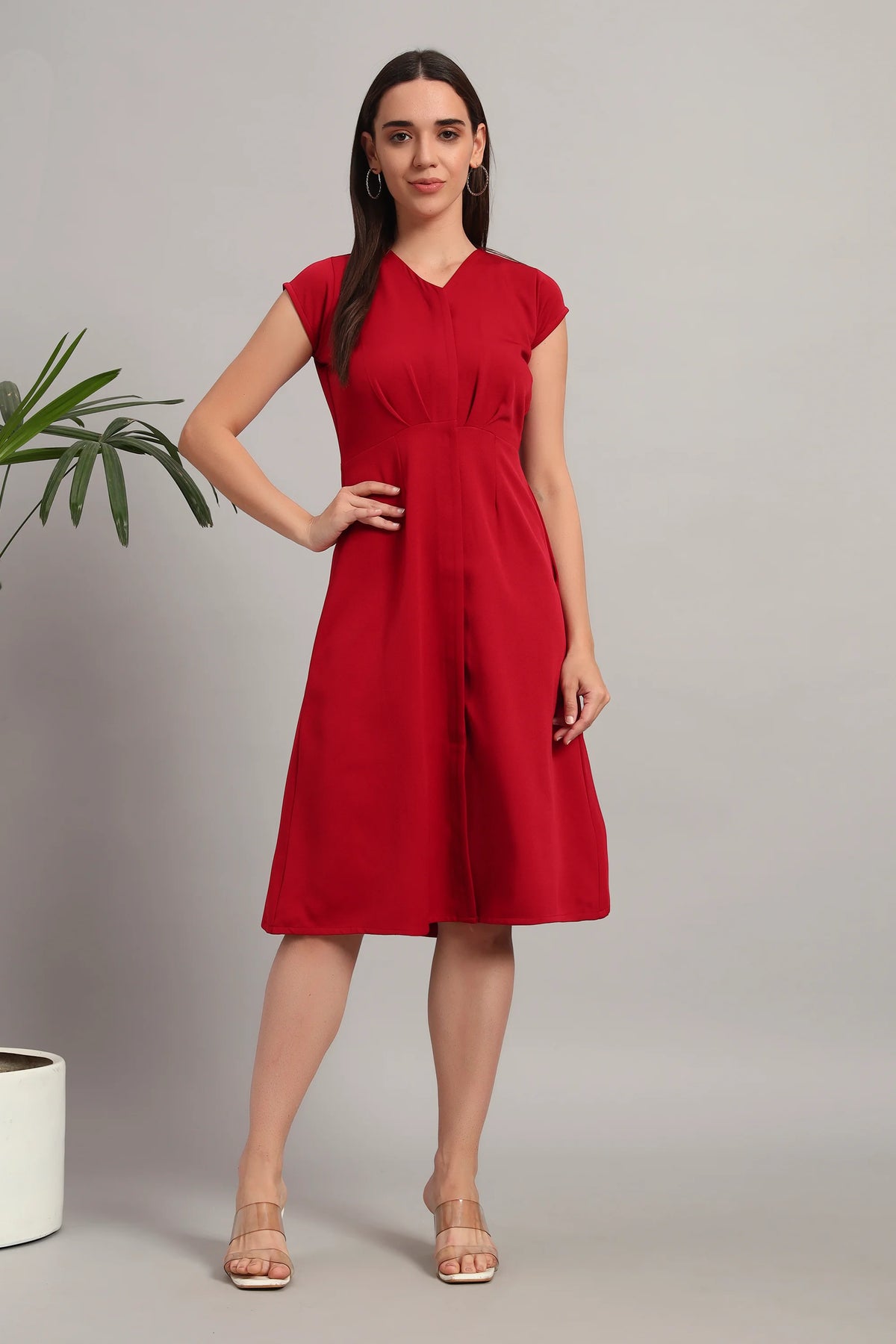 The Scarlet Flow Dress