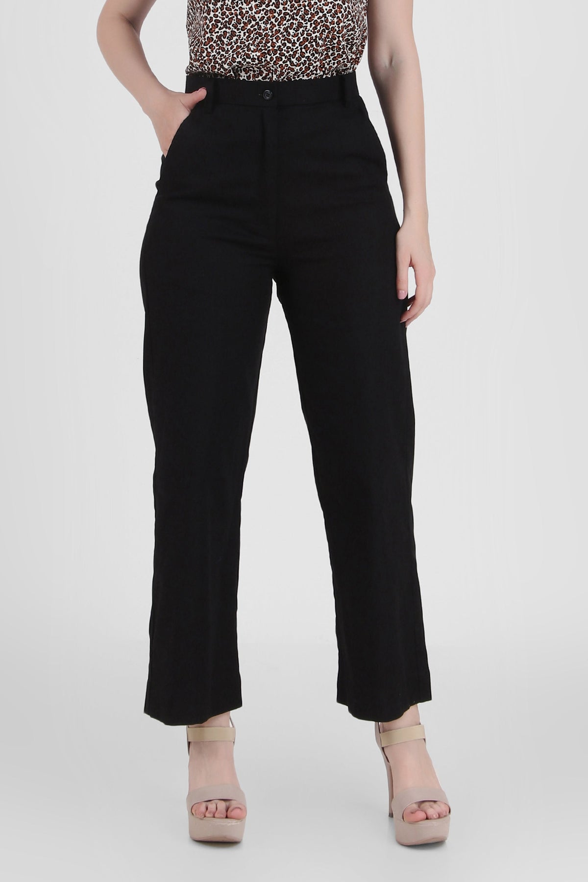 Linen Trio : 3 Piece Suit Set Waistcoat, Blazer, Pant in Black