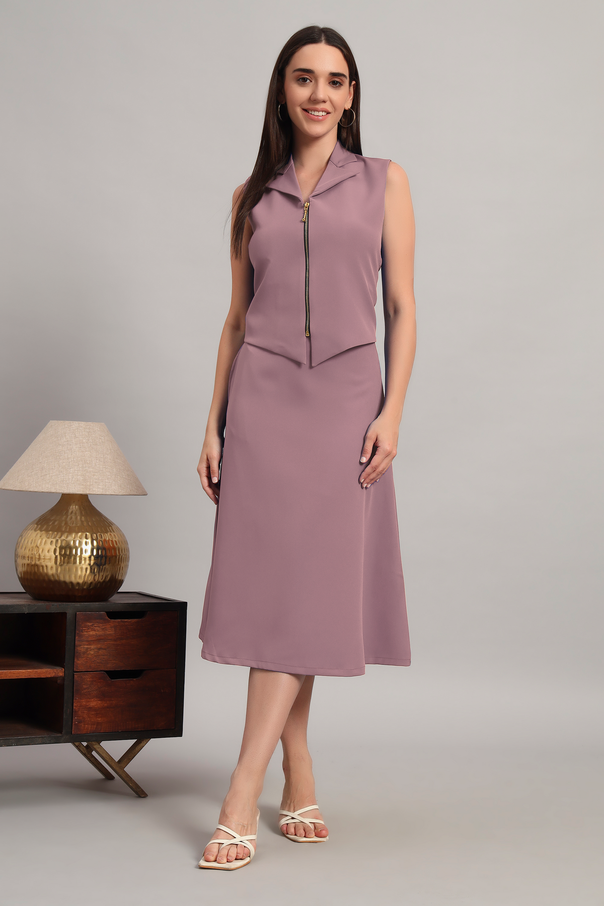 The Cool Co-ord, Dusty Blush Pink