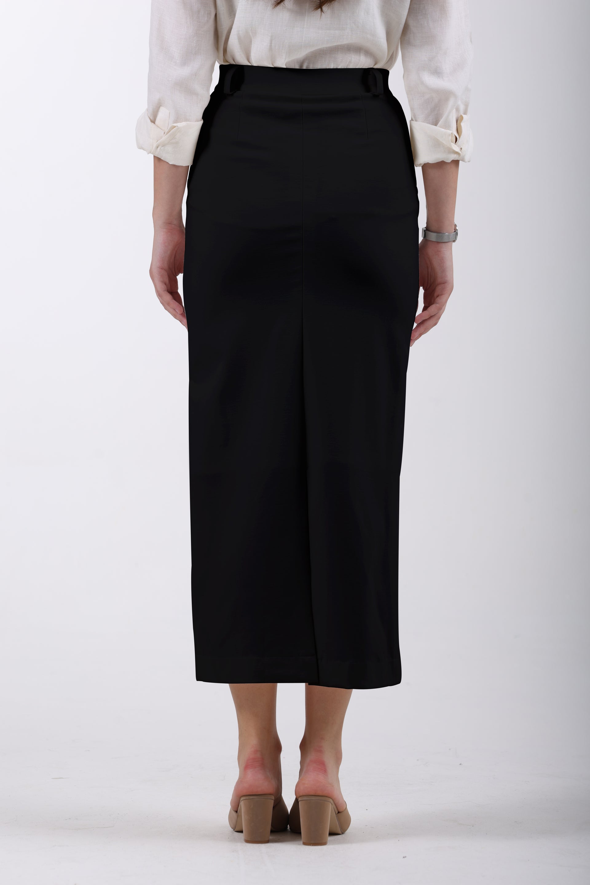 Limitless Core™ Long Pencil Skirt – Black