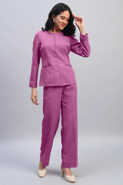 The 9-to-9 Shacket Set – Mauve