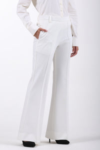 Limitless Core™ Pintuck Bootcut Pants – Off White