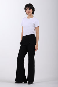 Limitless Core™ Pintuck Bootcut Pants – Black