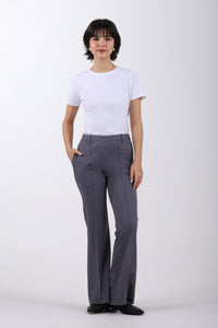 Limitless Core™ Pintuck Bootcut Pants – Steel Grey