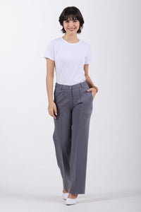 Limitless Core™ Pintuck Straight Fit Pants – Steel Grey