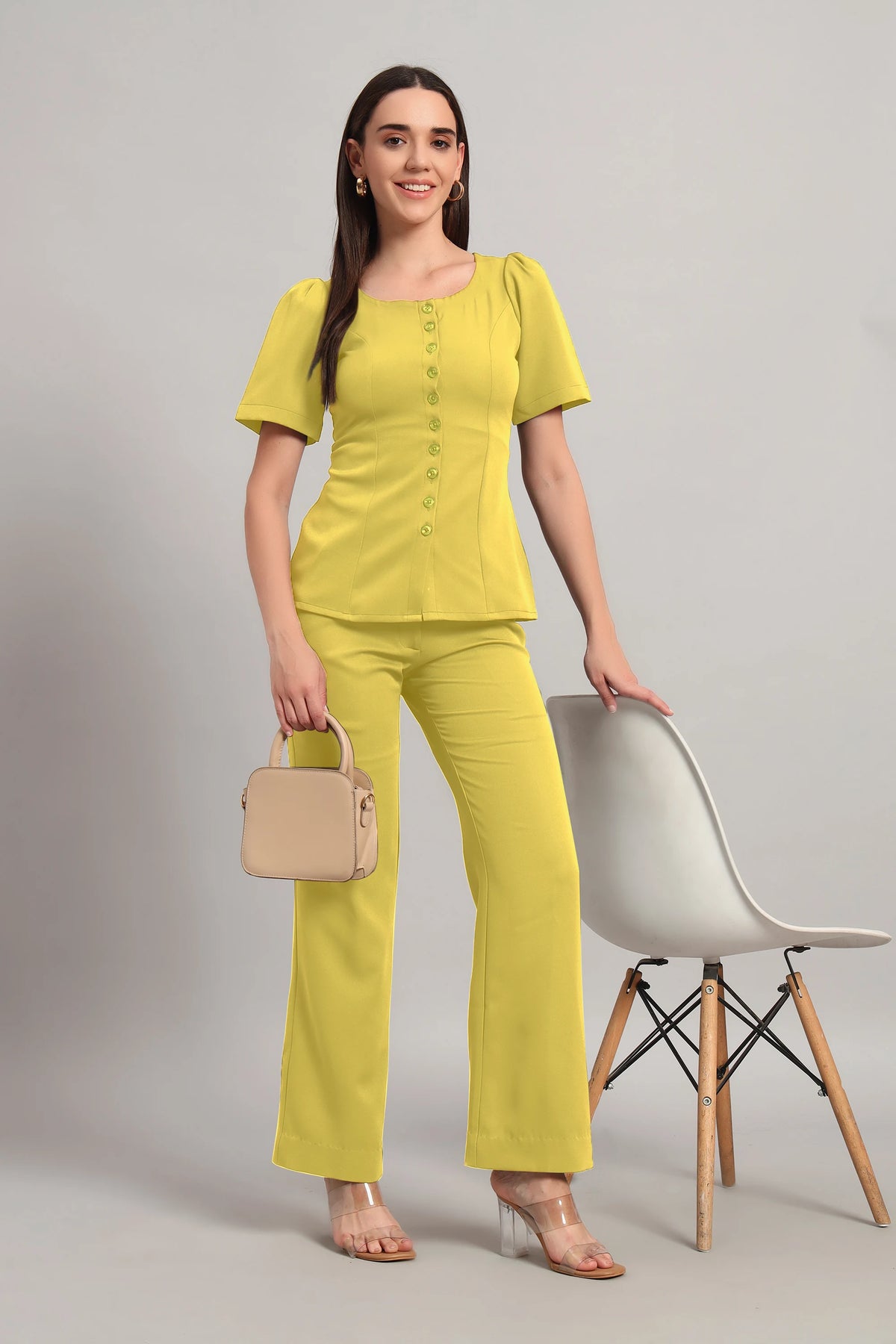 Ease Mode Co-ord, Lime Green