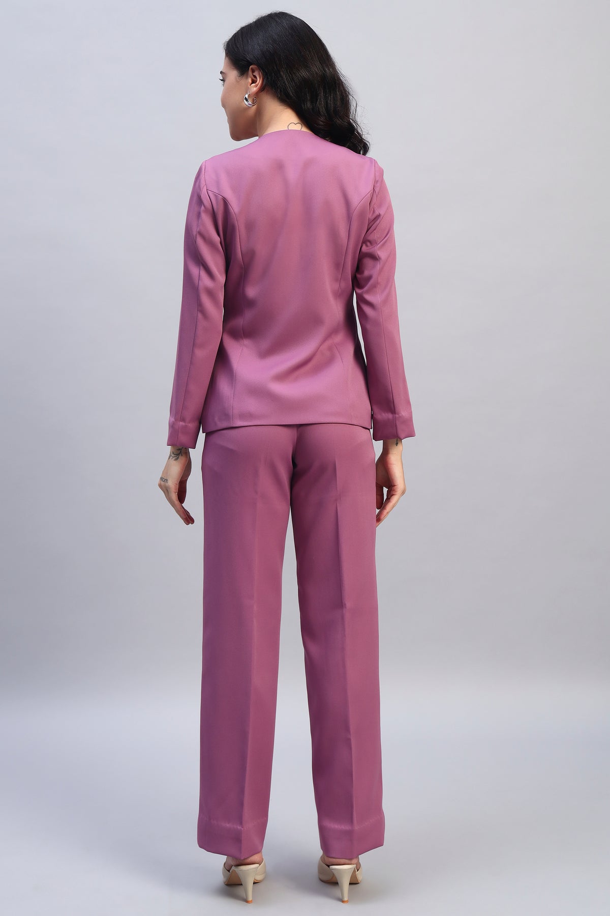 The 9-to-9 Shacket Set, Mauve