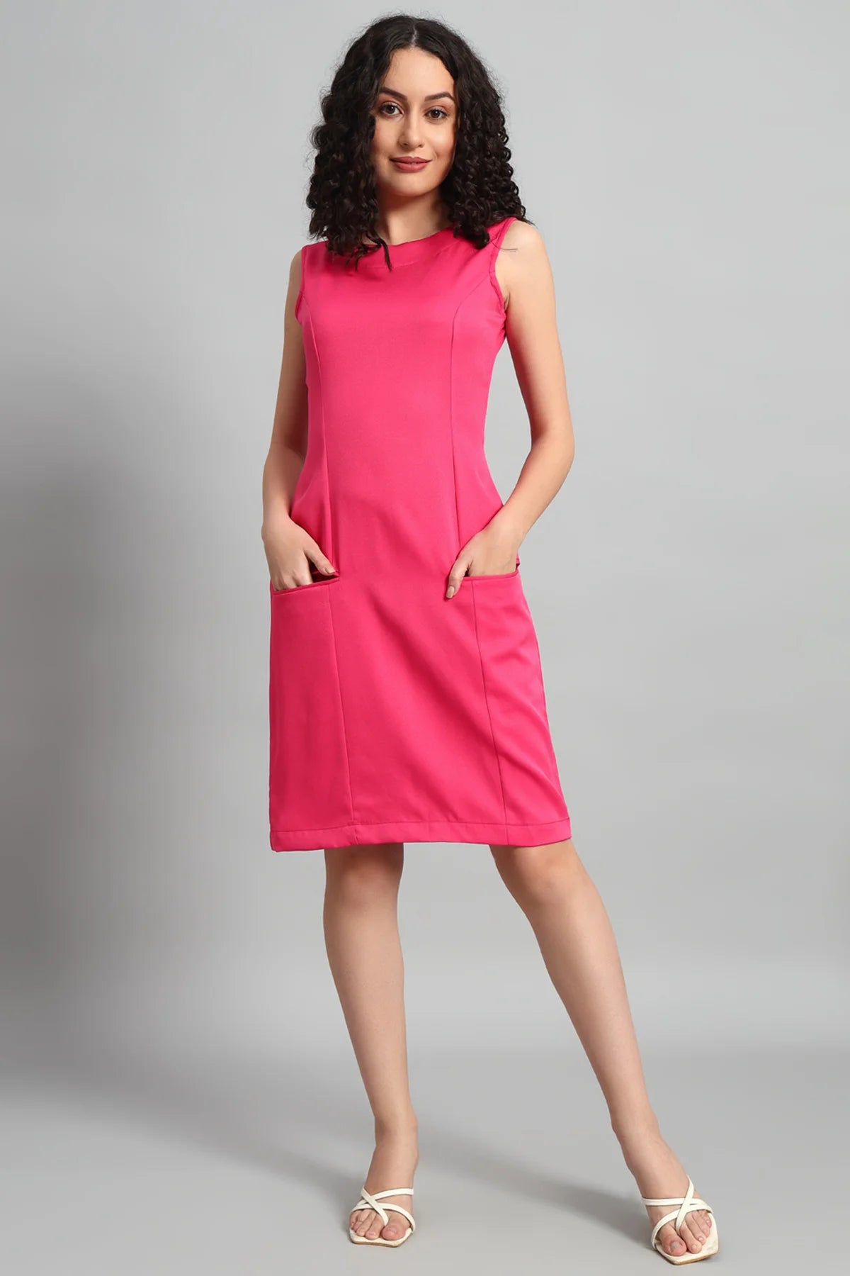 Seamless Shift Dress, Pink