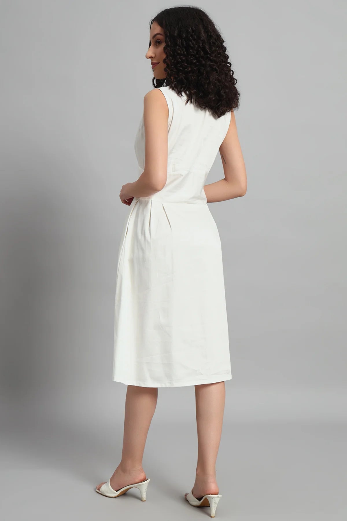 Panelled Perfection Dress, Ivory