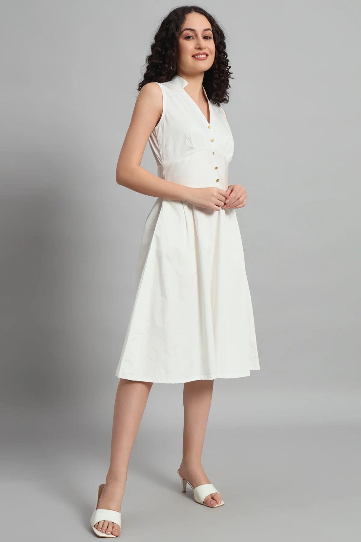 Panelled Perfection Dress, Ivory