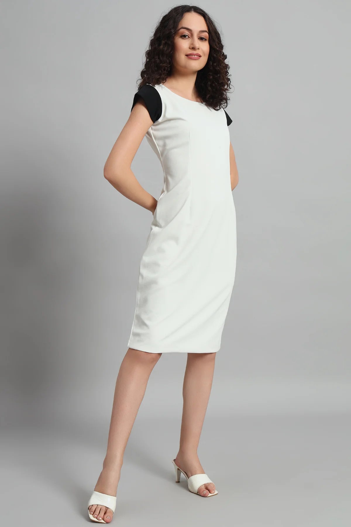 Classic Sheath Dress, Ivory