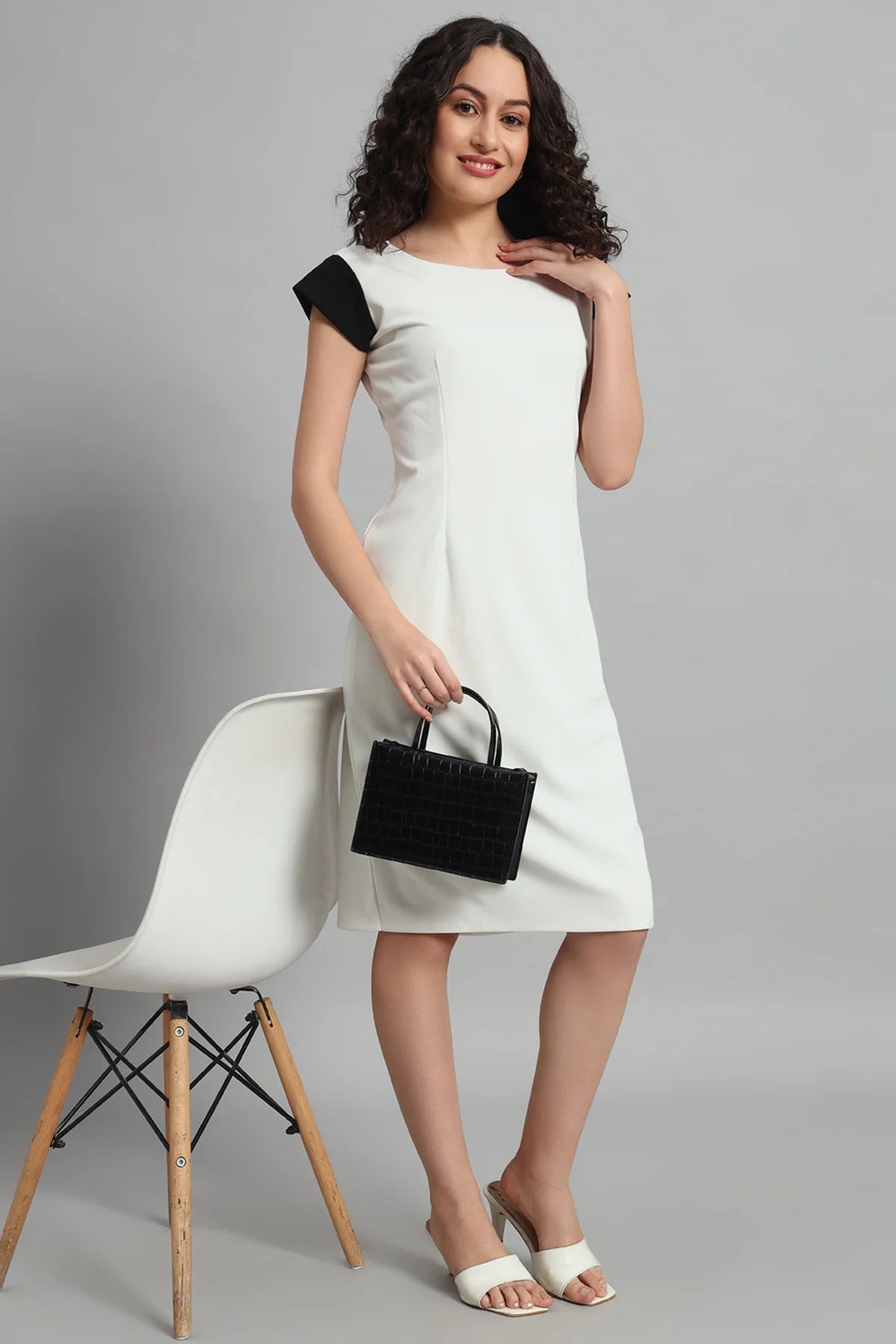 Classic Sheath Dress, Ivory