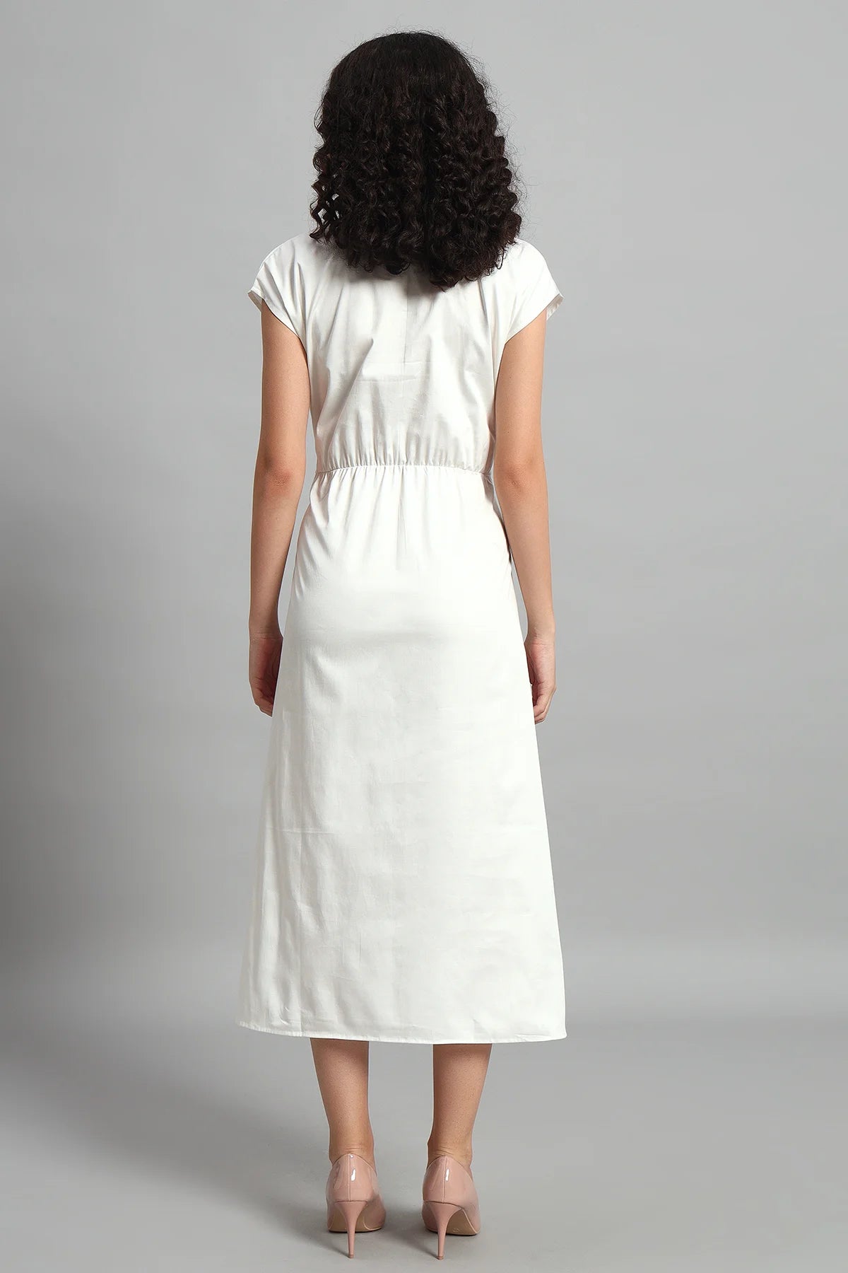 The City Chic Shirt Dress, Ivory