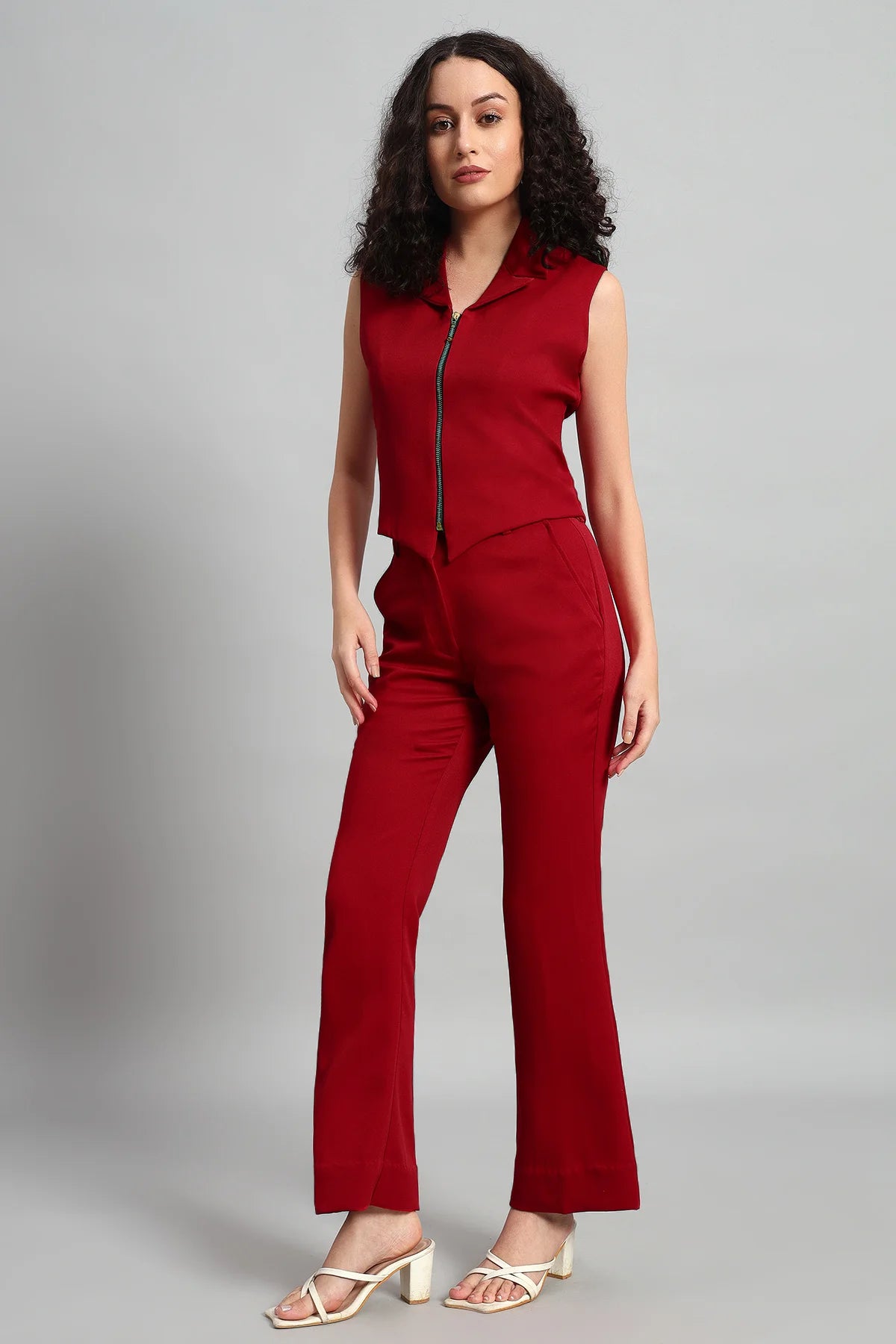 Grace Co-ord Set, Red