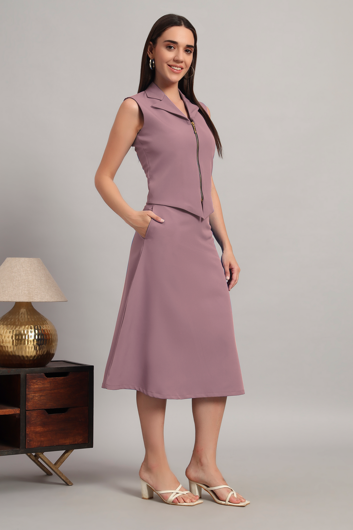 The Cool Co-ord, Dusty Blush Pink
