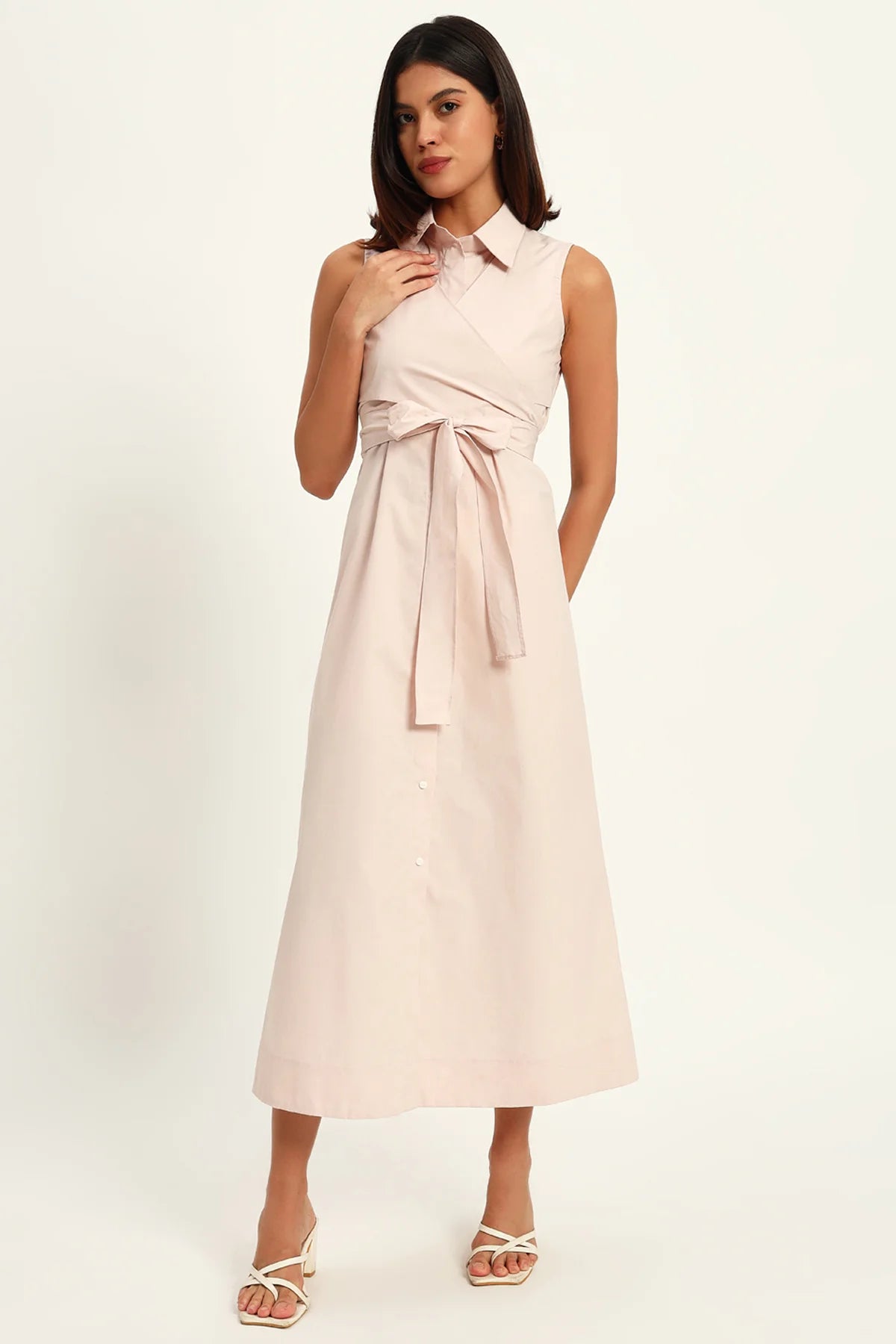 Lined wrap dress hotsell