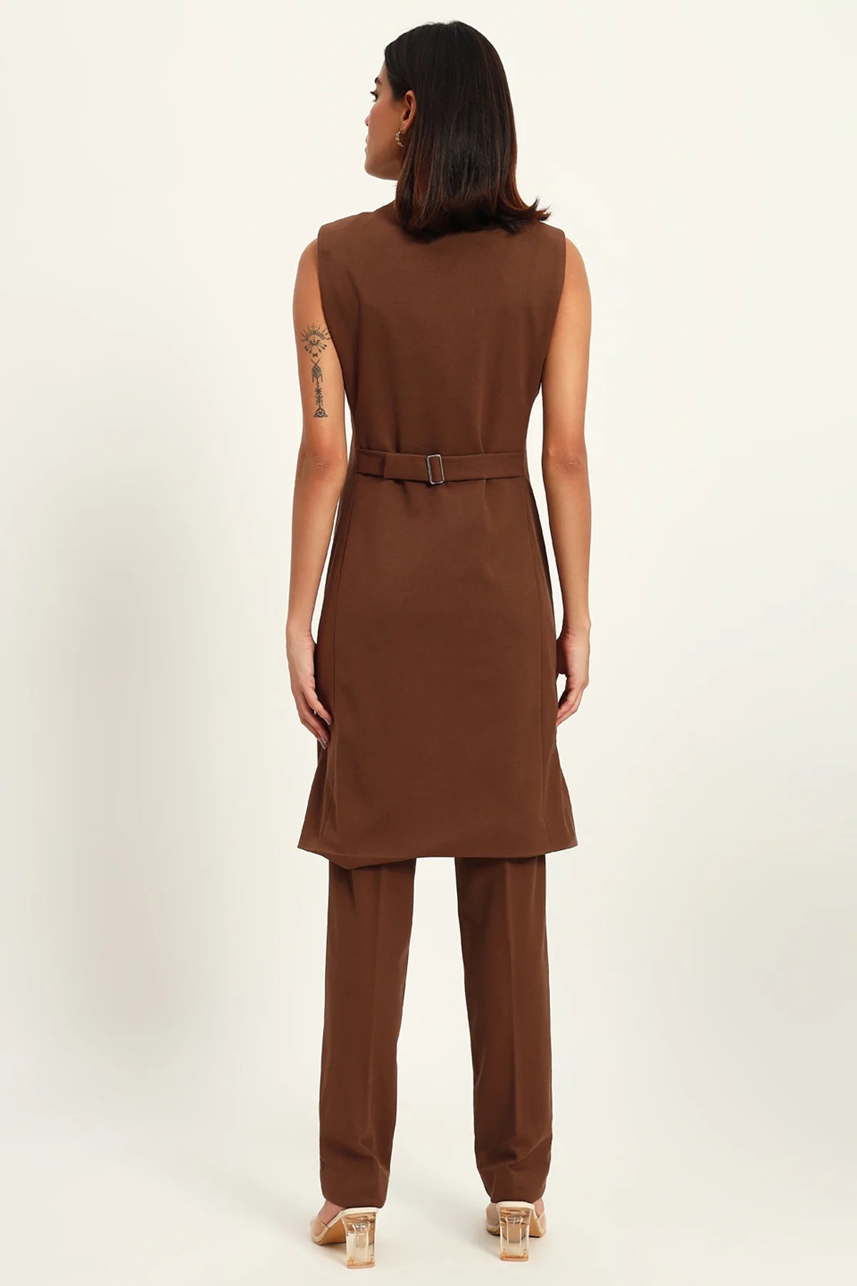 Majestic Longline Blazer Duo, Brown