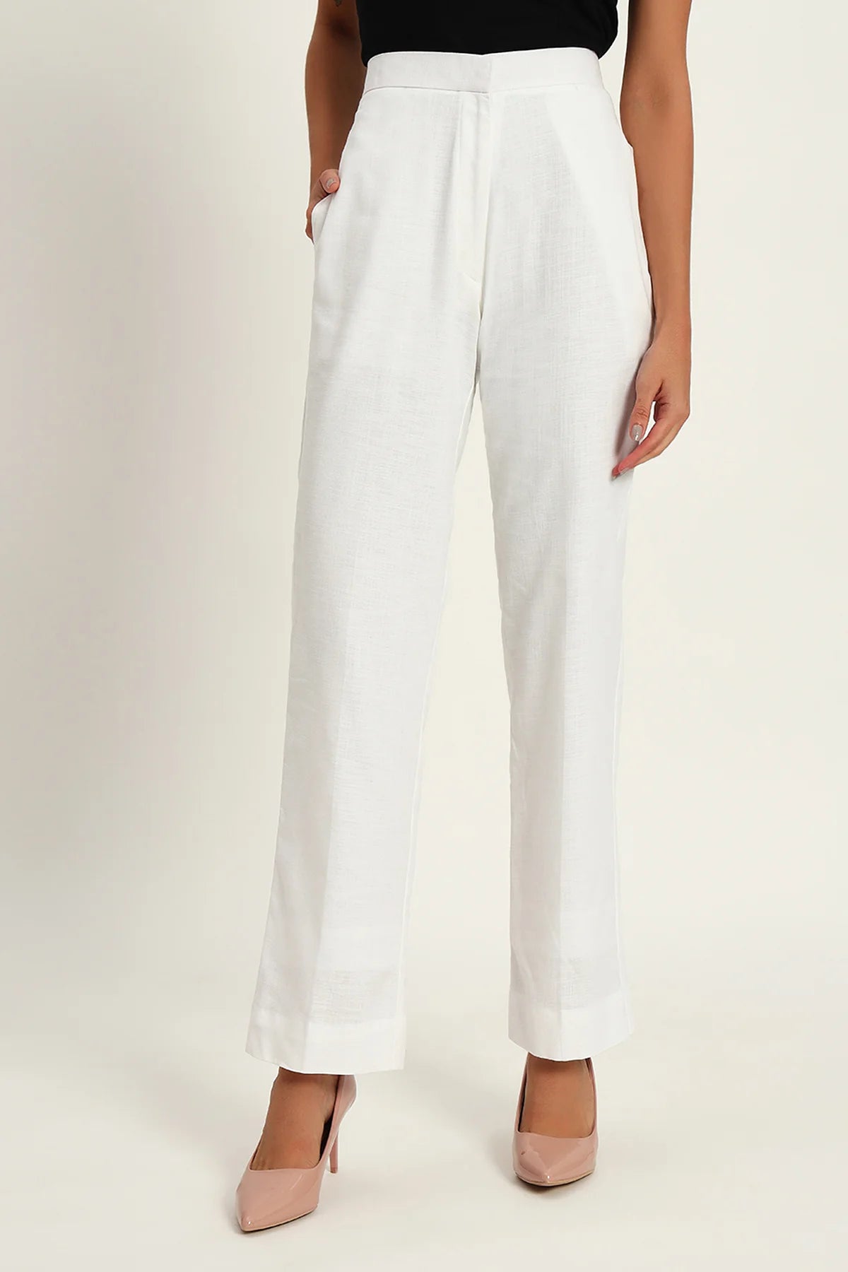 Versatile Linen Trio Jacket Co-ord Set, White