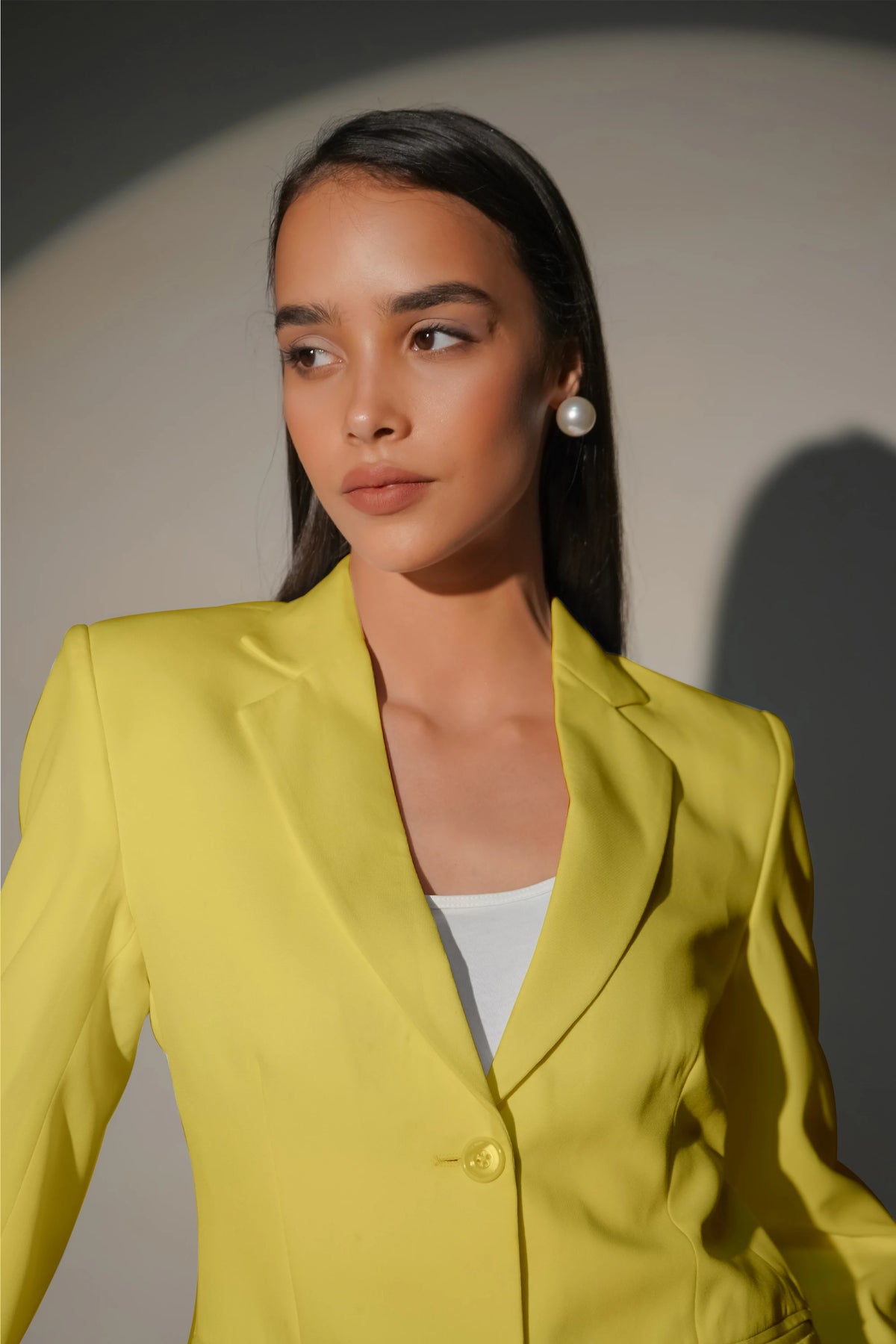 Eternal Office Blazer with Pants Power Suit, Lime Green