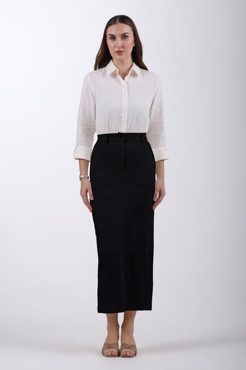 Limitless Core™ Long Pencil Skirt – Black