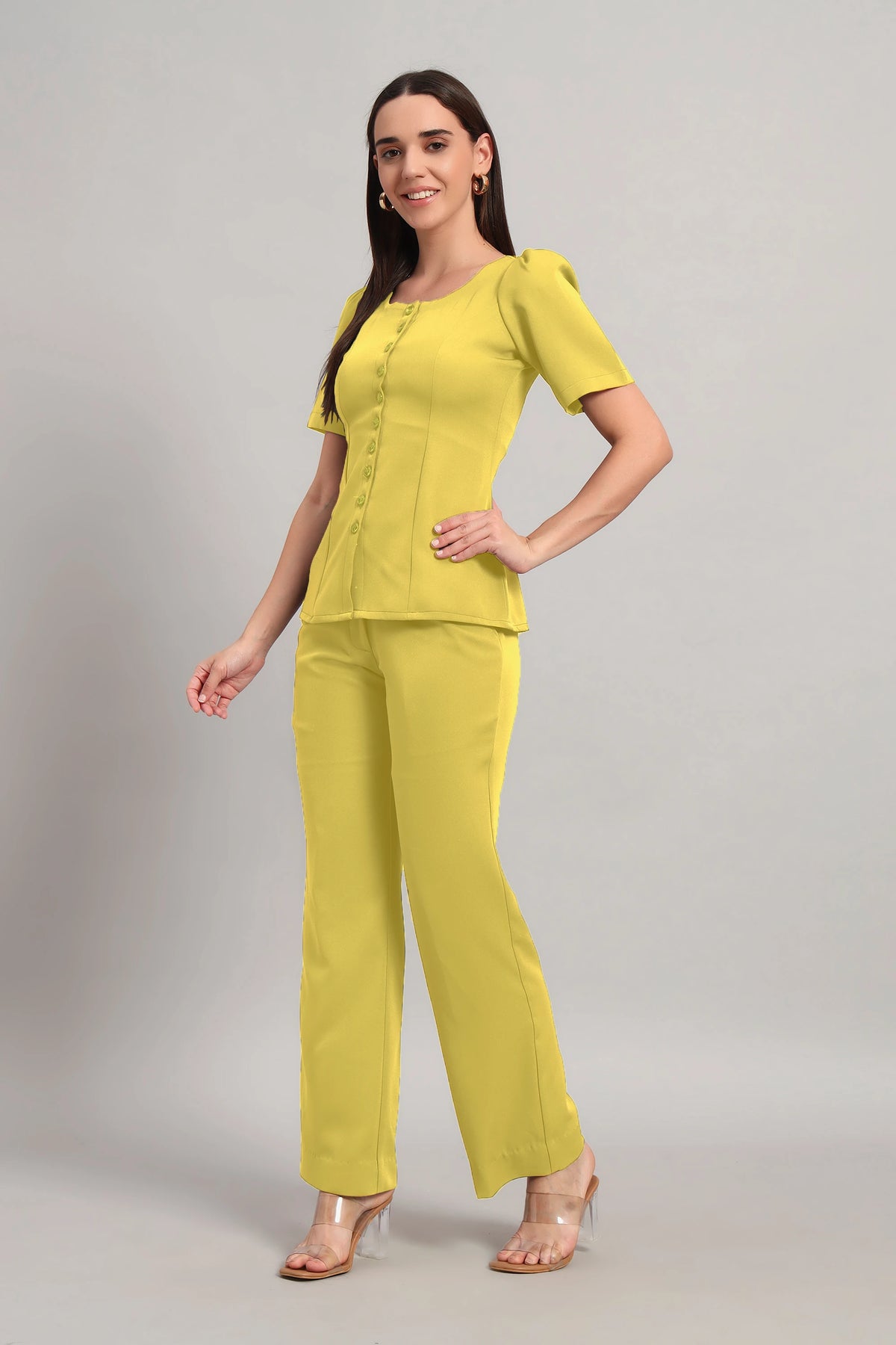 Ease Mode Co-ord, Lime Green