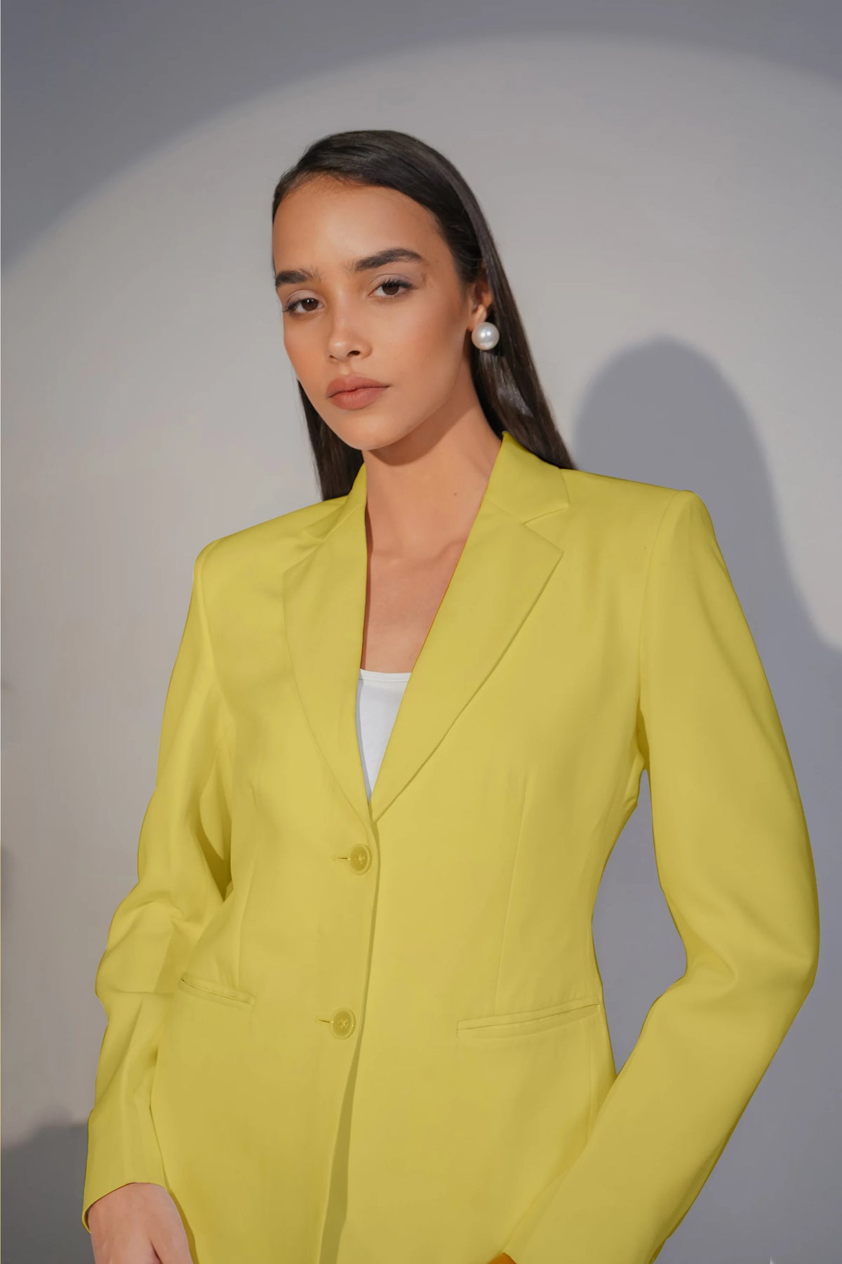 Eternal Office Blazer with Pants Power Suit, Lime Green