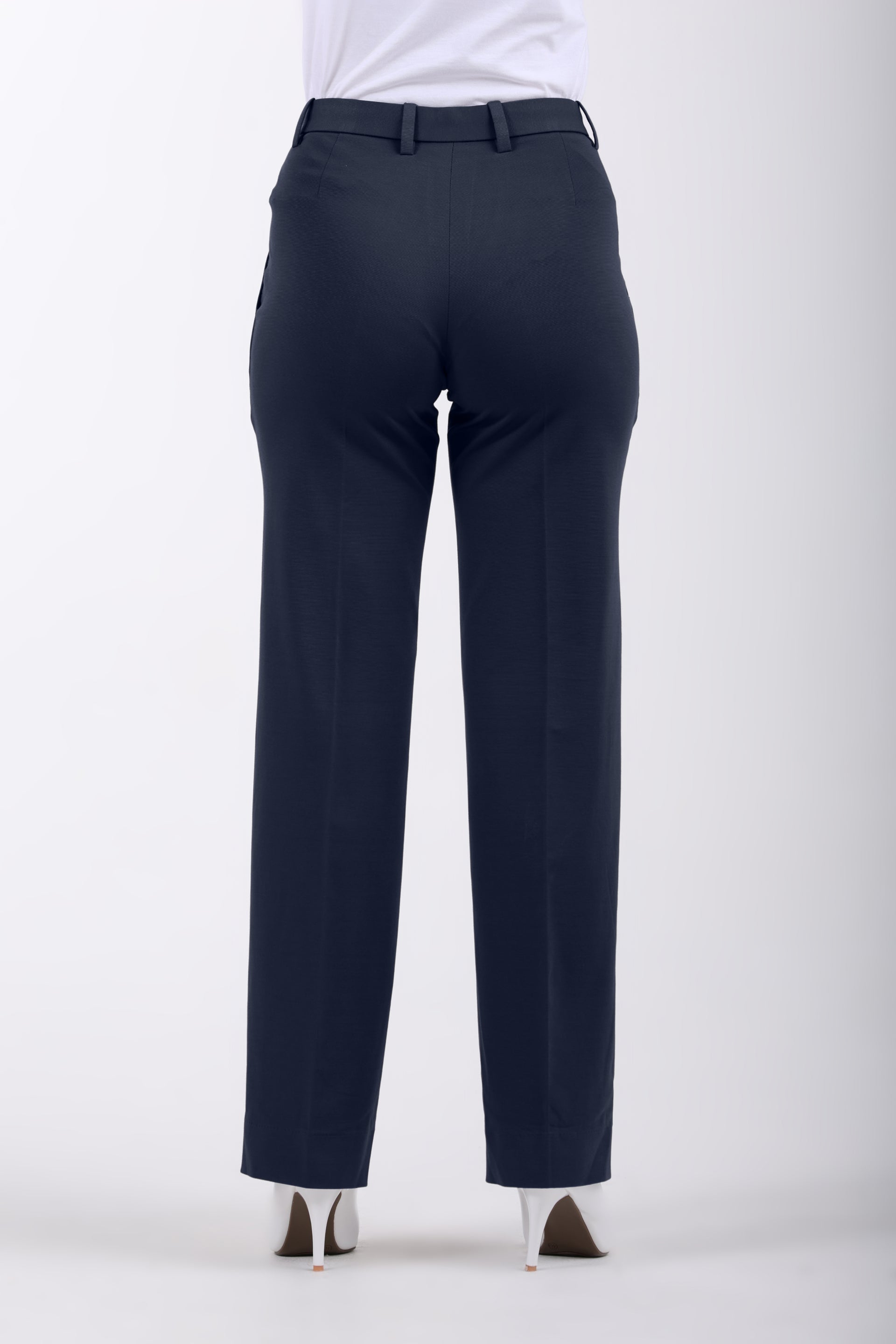 Limitless Core™ Pintuck Straight Fit Pants – Navy Blue