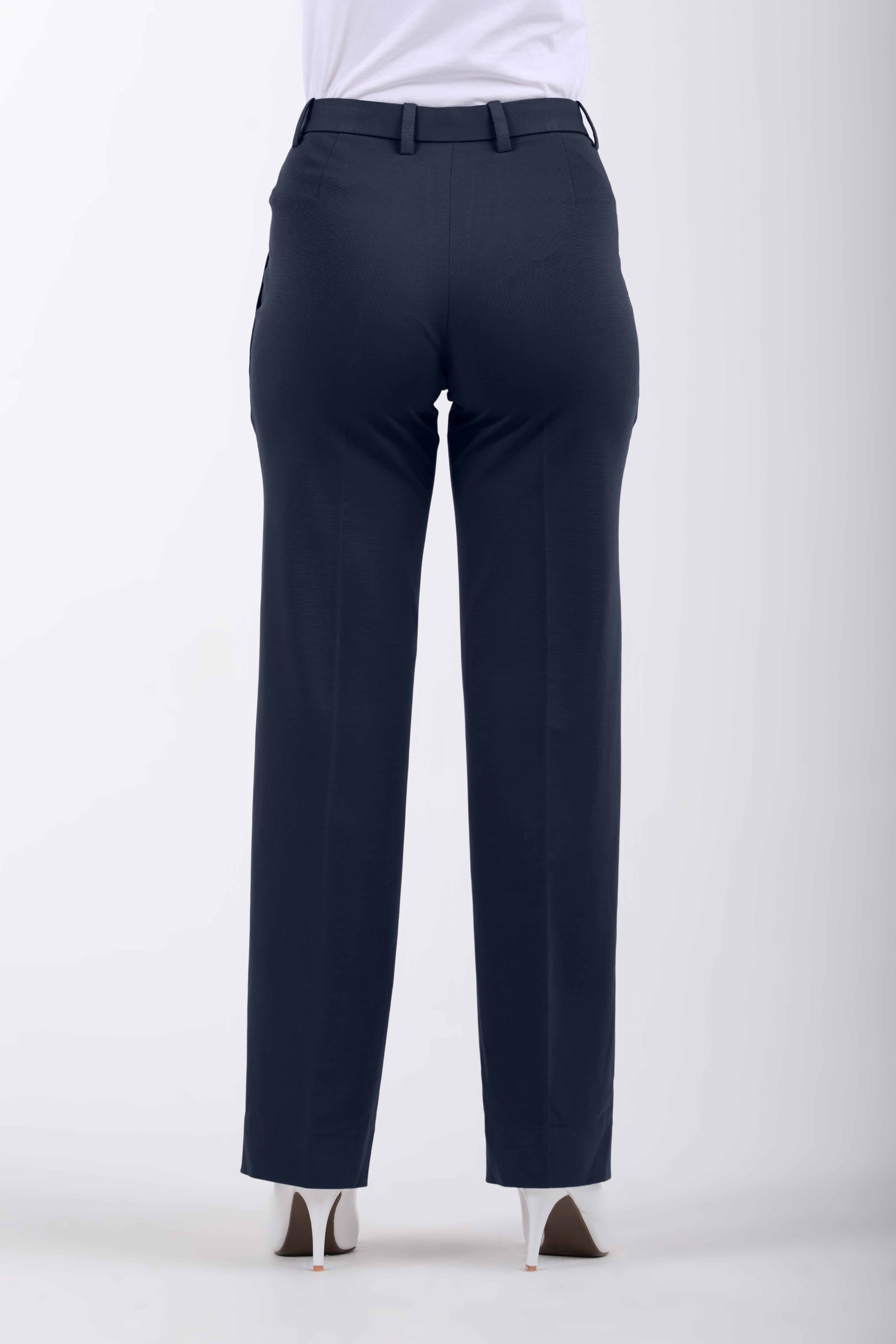 Limitless Core™ Pintuck Straight Fit Pants – Navy Blue