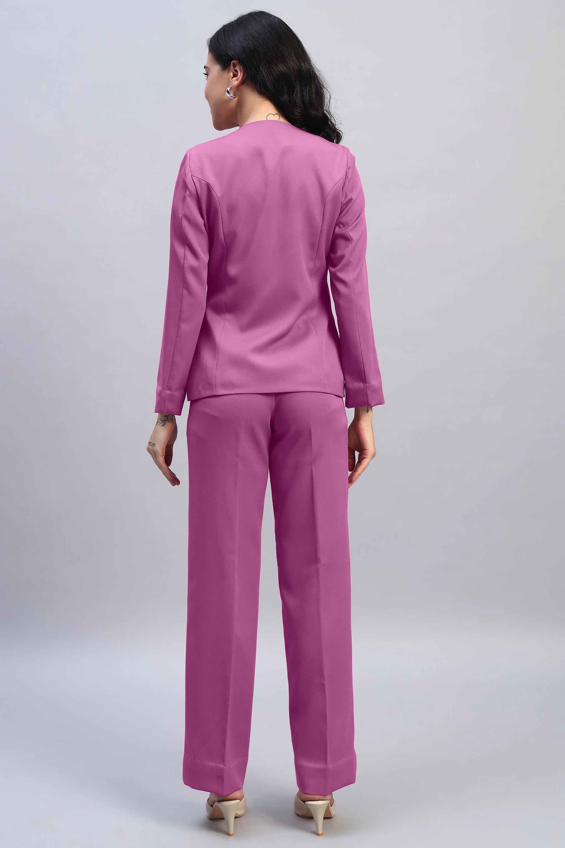 The 9-to-9 Shacket Set – Mauve