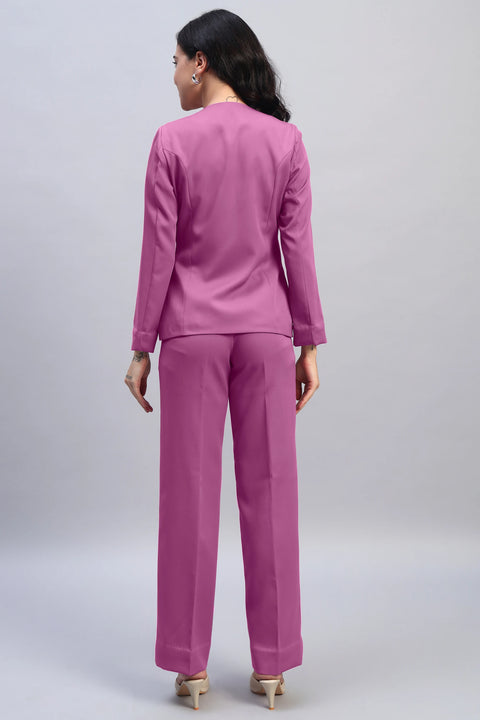 The 9-to-9 Shacket Set – Mauve