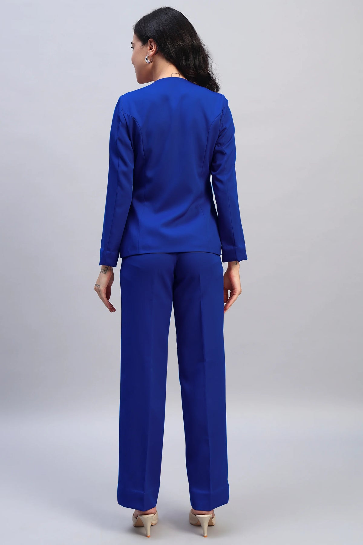 The 9-to-9 Shacket Set, Blue