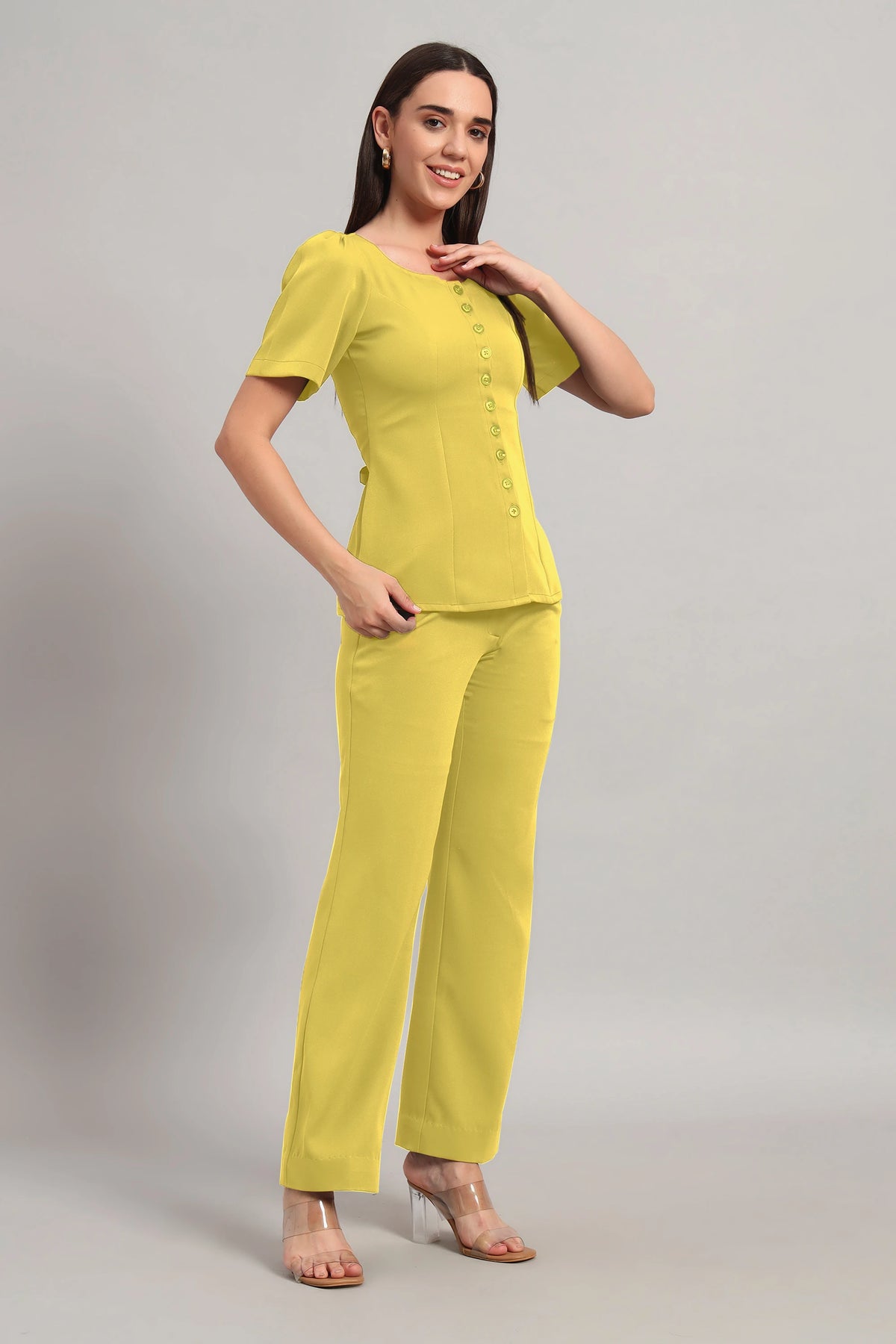 Ease Mode Co-ord, Lime Green