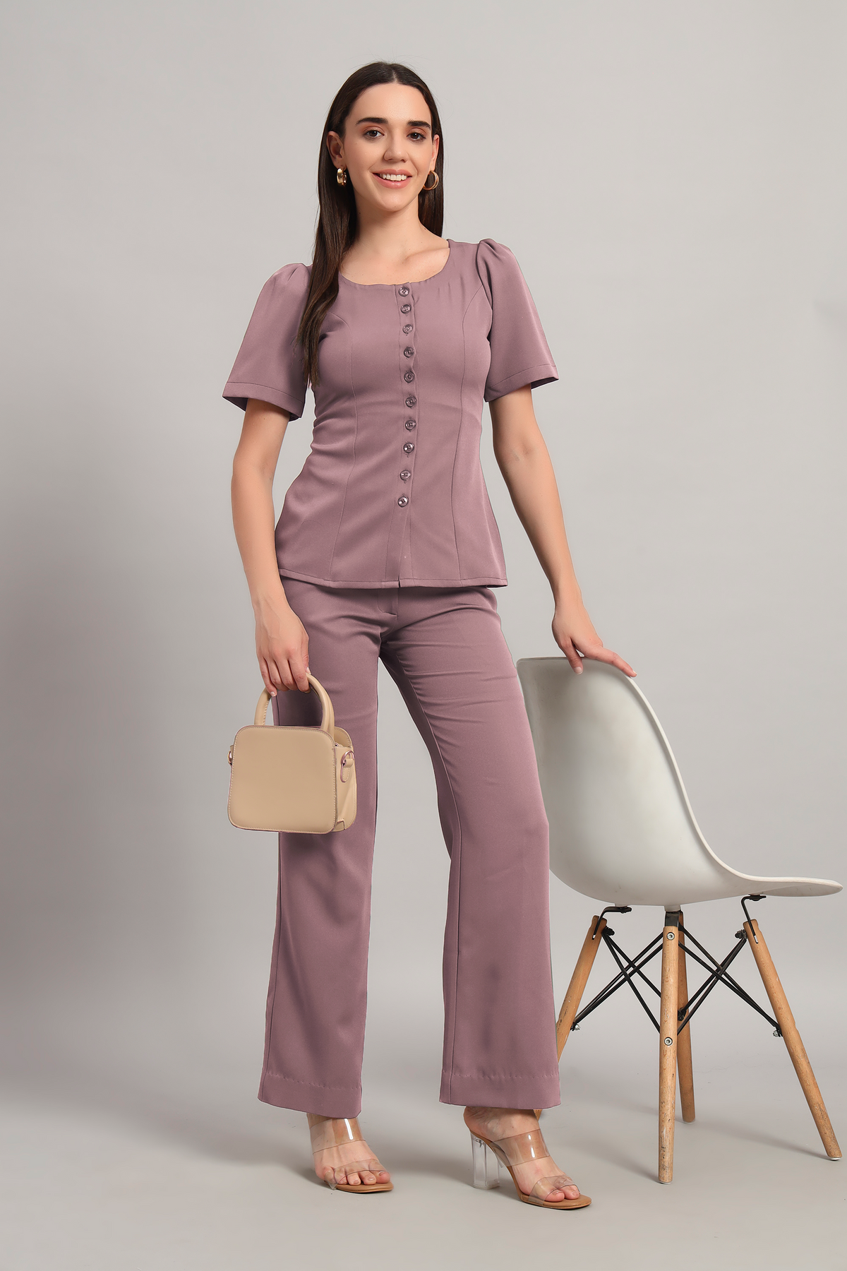Ease Mode Co-ord, Dusty Blush Pink