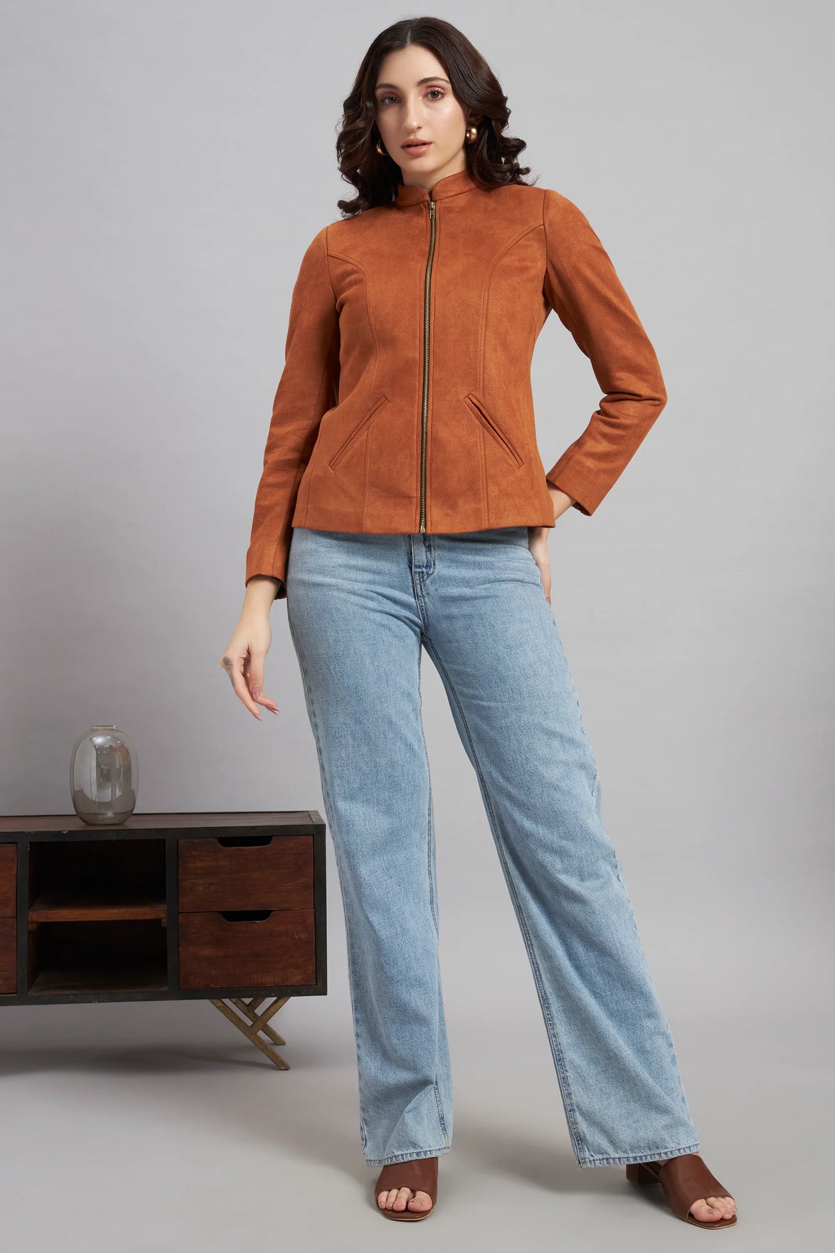 Sleek Suede, Perfect Tan Jacket