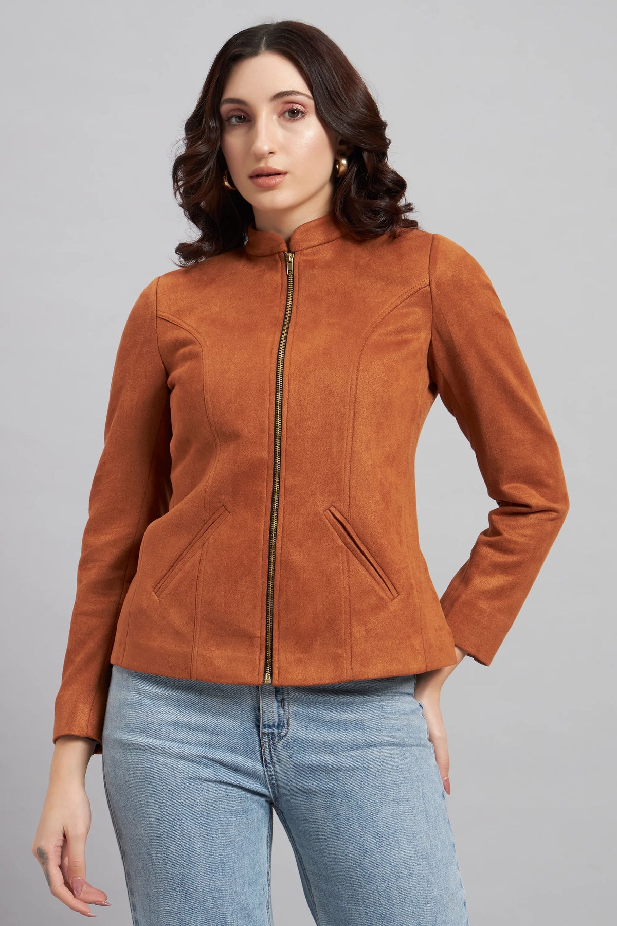 Sleek Suede, Perfect Tan Jacket