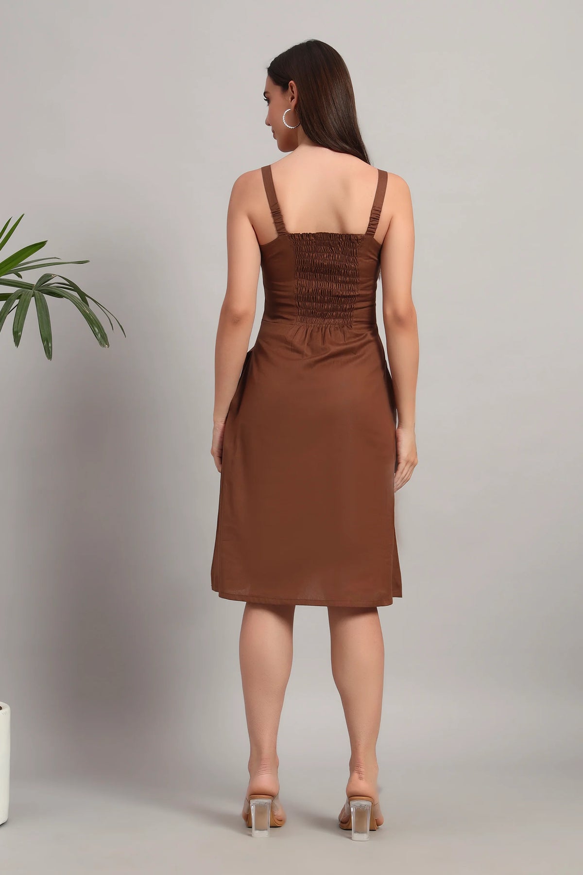 Mocha Muse Midi Dress