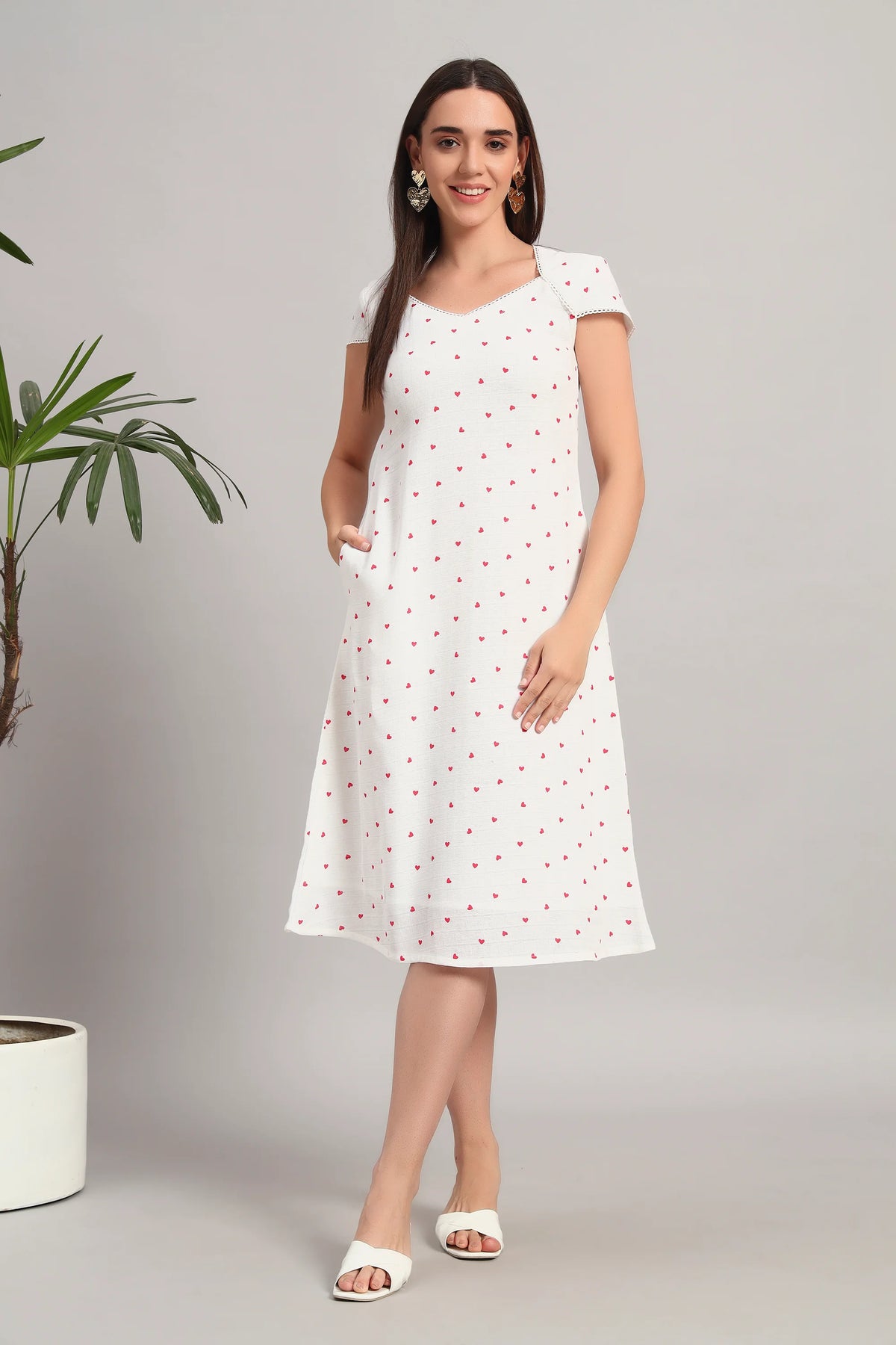 Laced with Love, Midi Dress