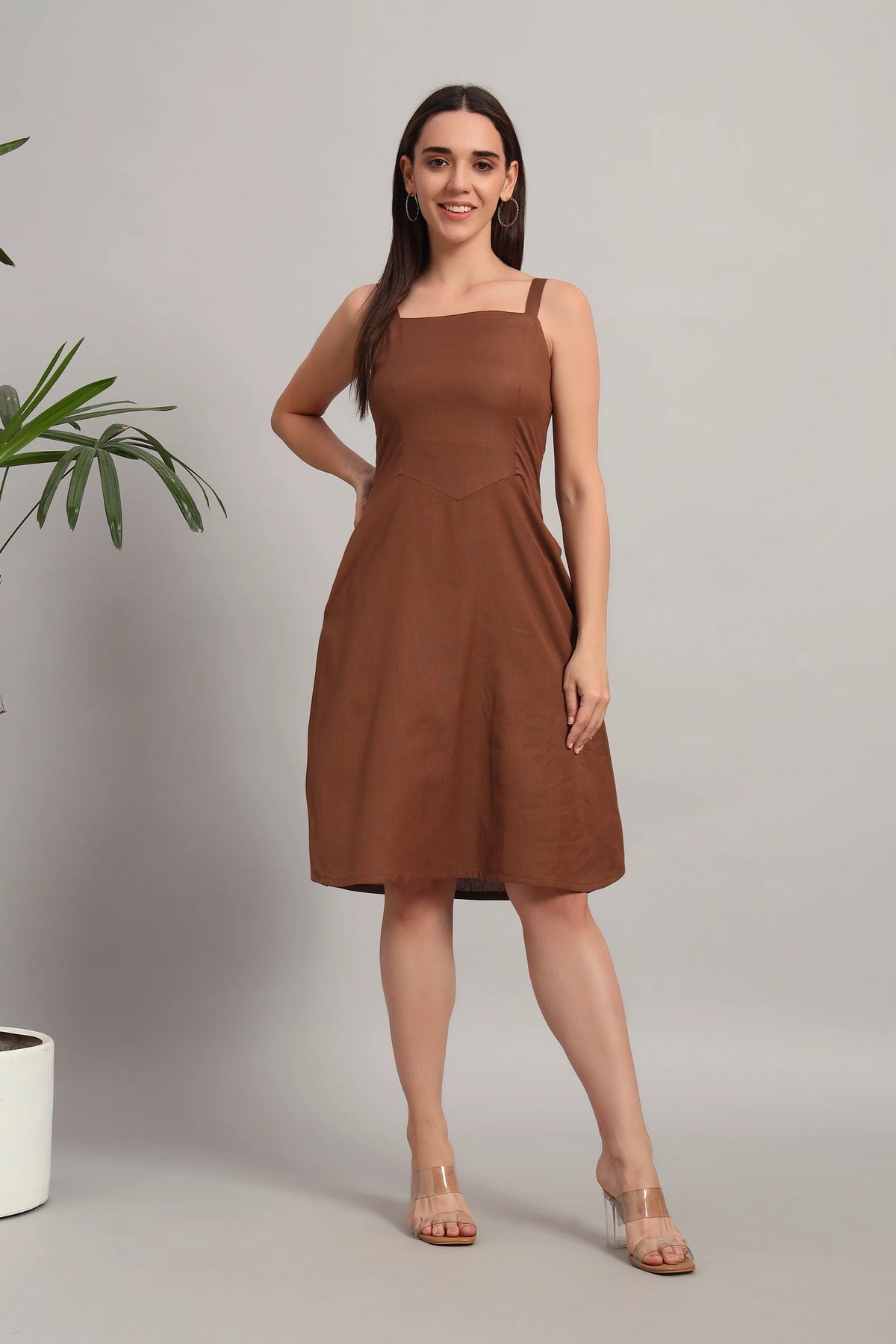 Mocha Muse Midi Dress