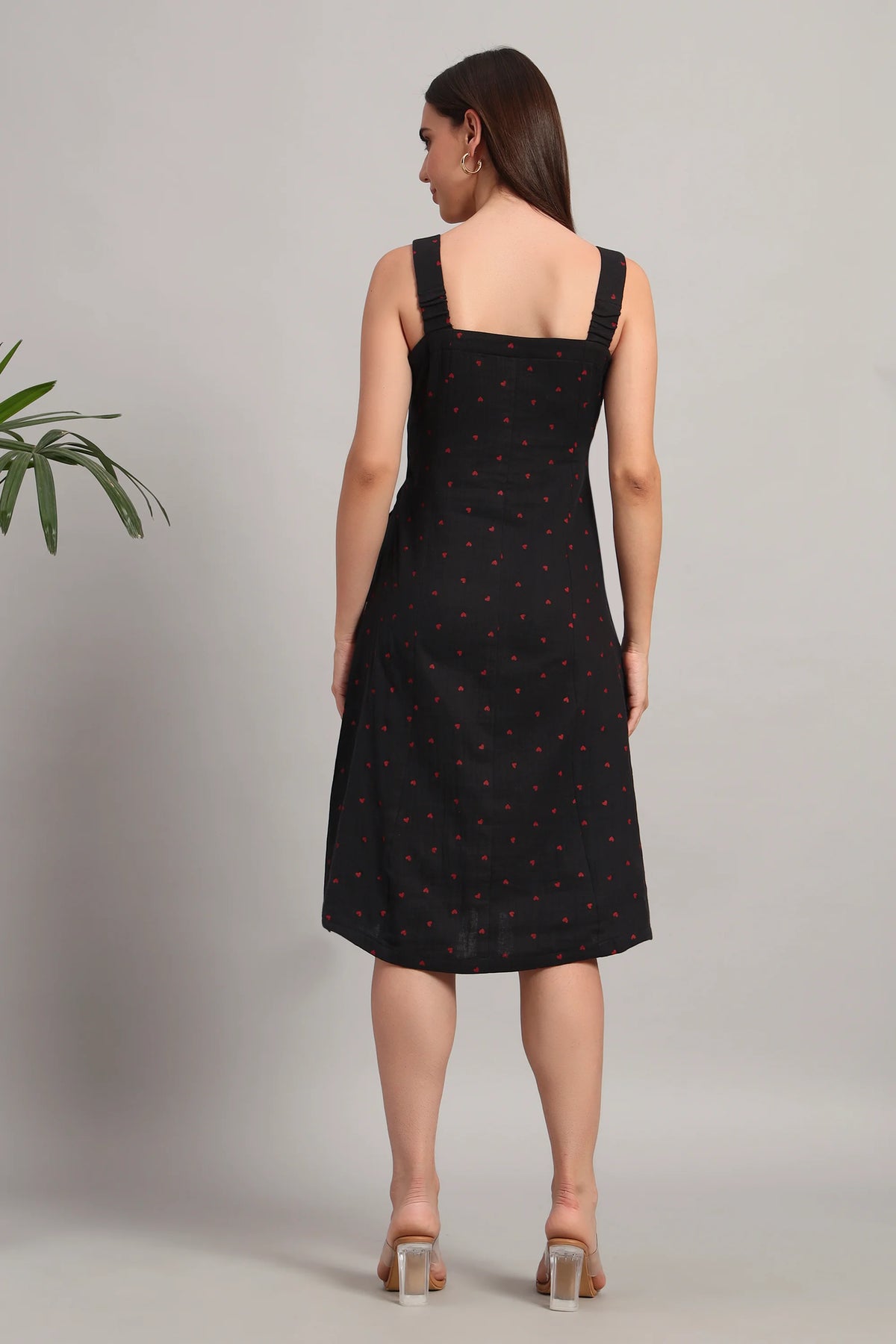 Blackberry Hearts, Midi Dress