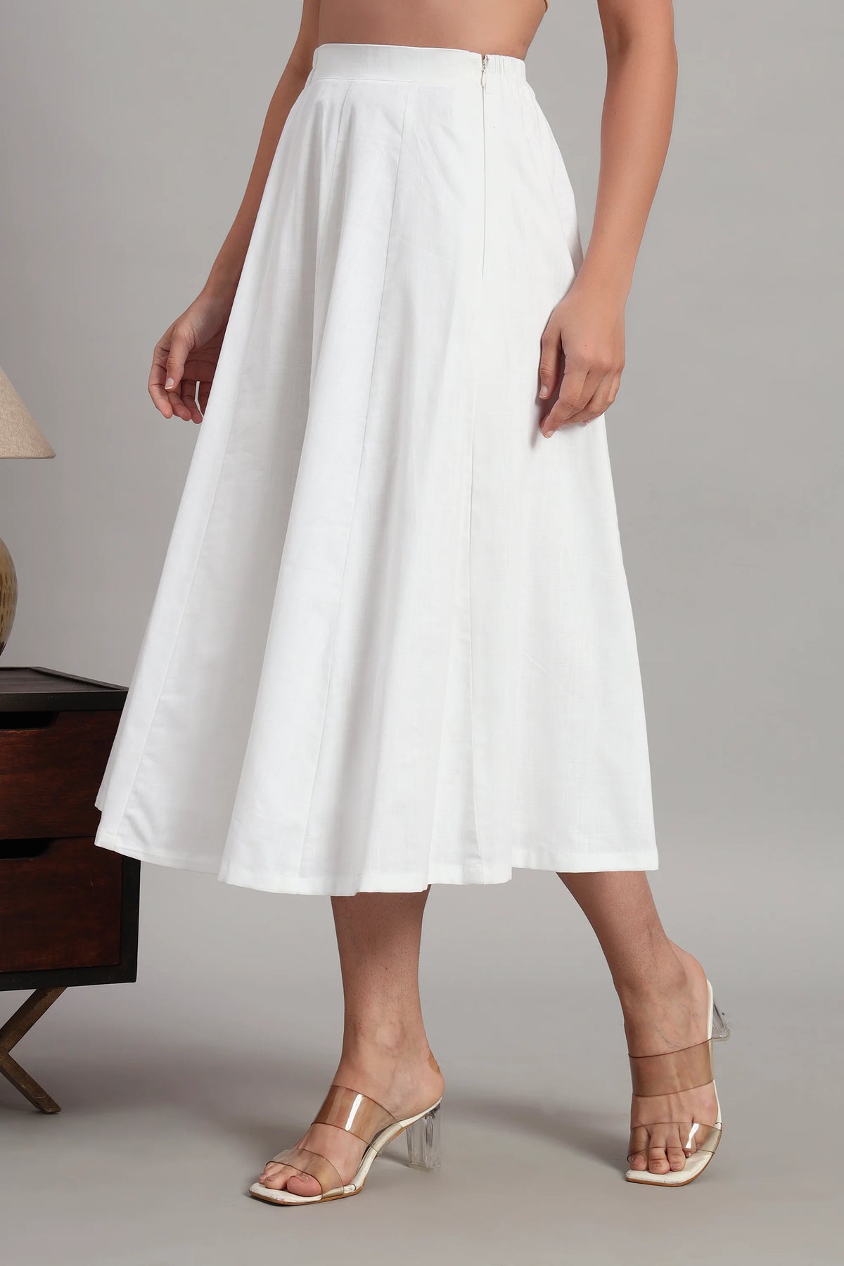 Belle & Flare, Skirt Set White
