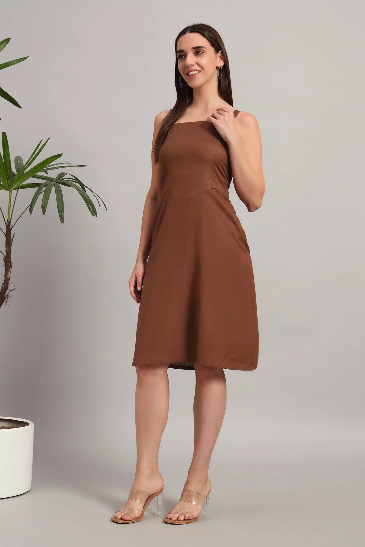 Mocha Muse Midi Dress
