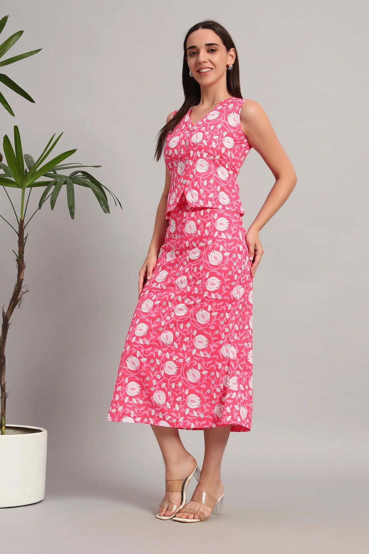 Lotus Bloom Skirt Set
