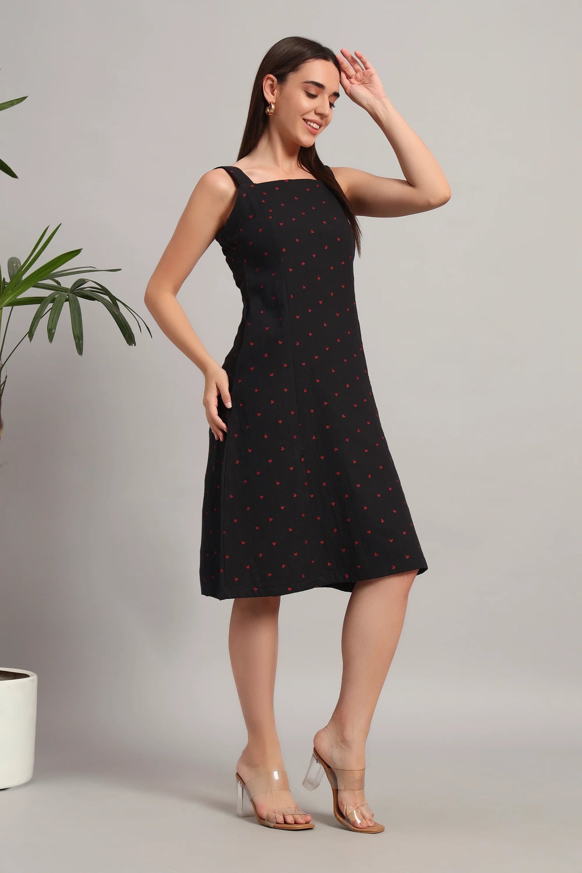 Blackberry Hearts, Midi Dress