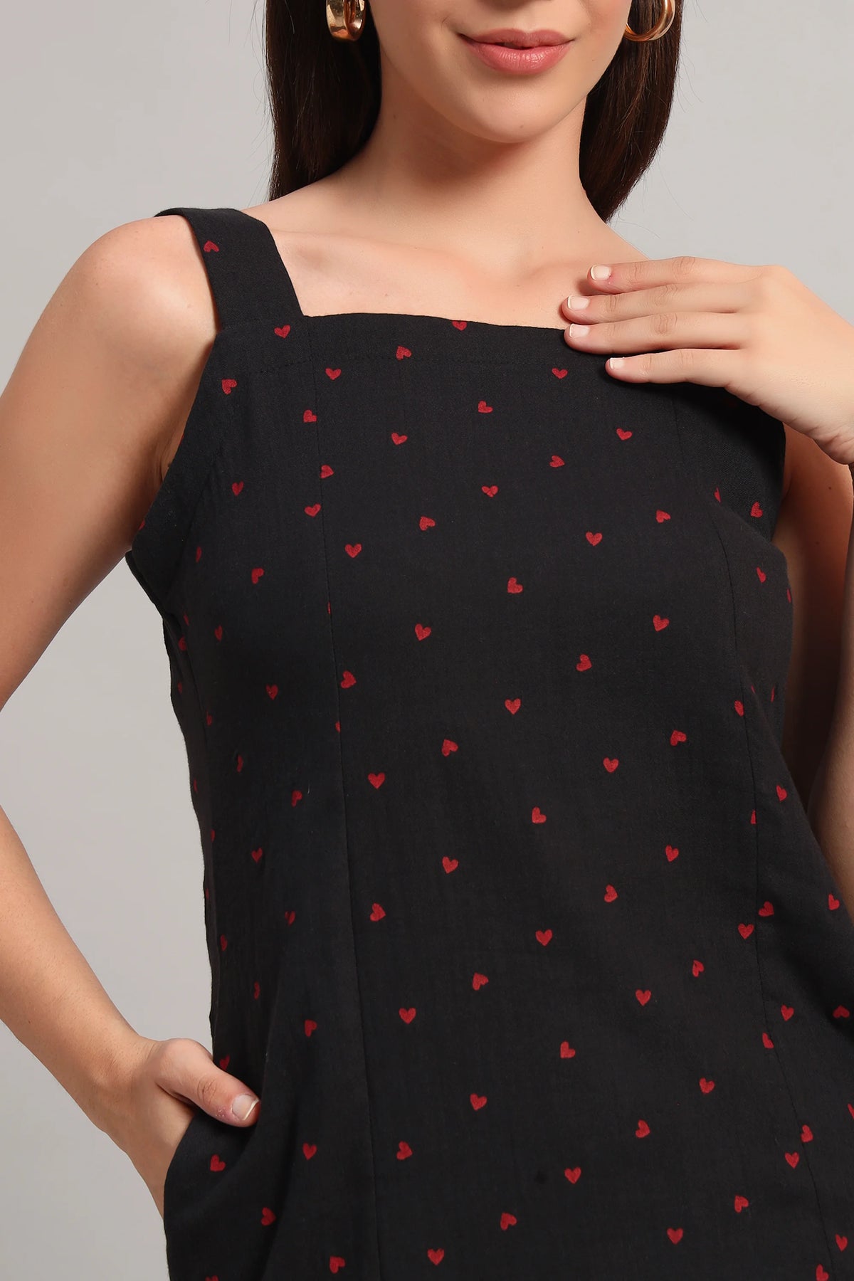 Blackberry Hearts, Midi Dress