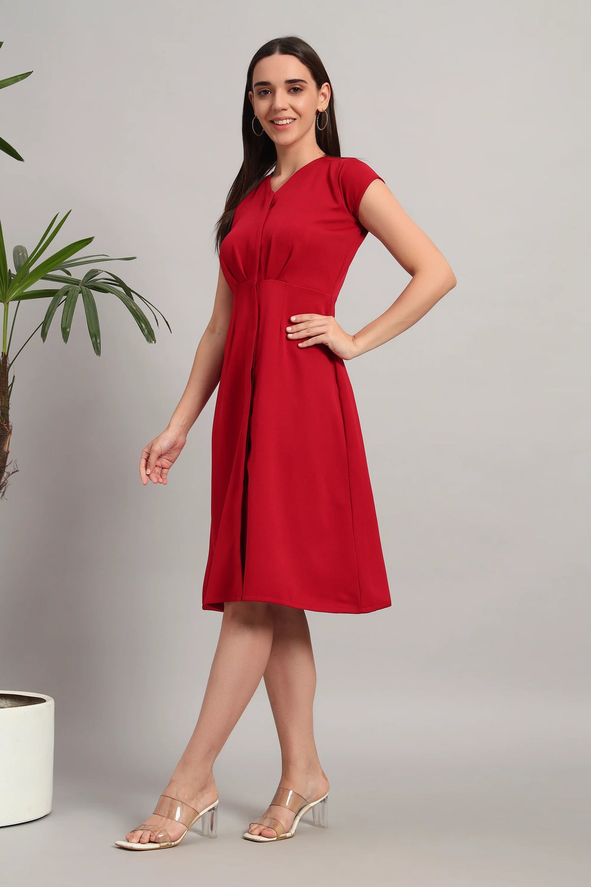 The Scarlet Flow Dress