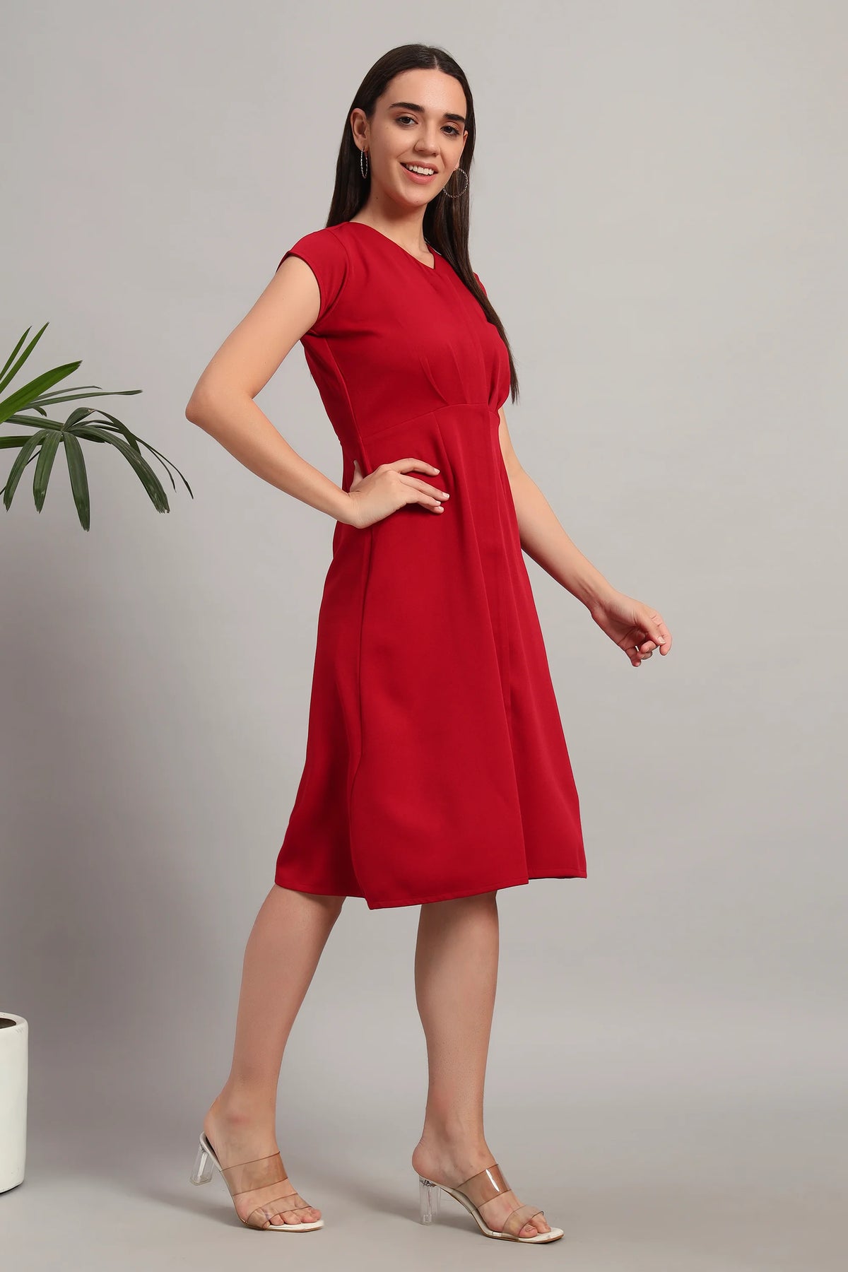The Scarlet Flow Dress